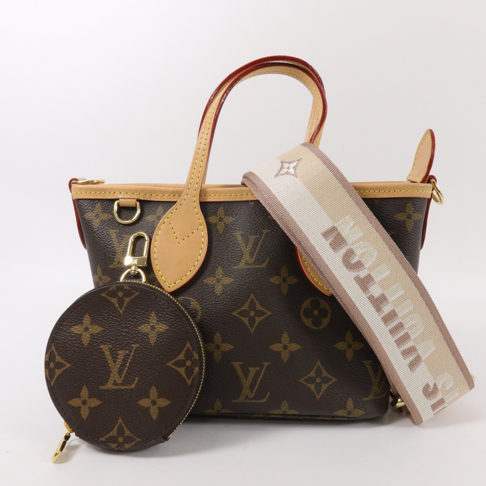 LOUIS VUITTON Monogram Neverfull BB手挽肩背兩用袋
