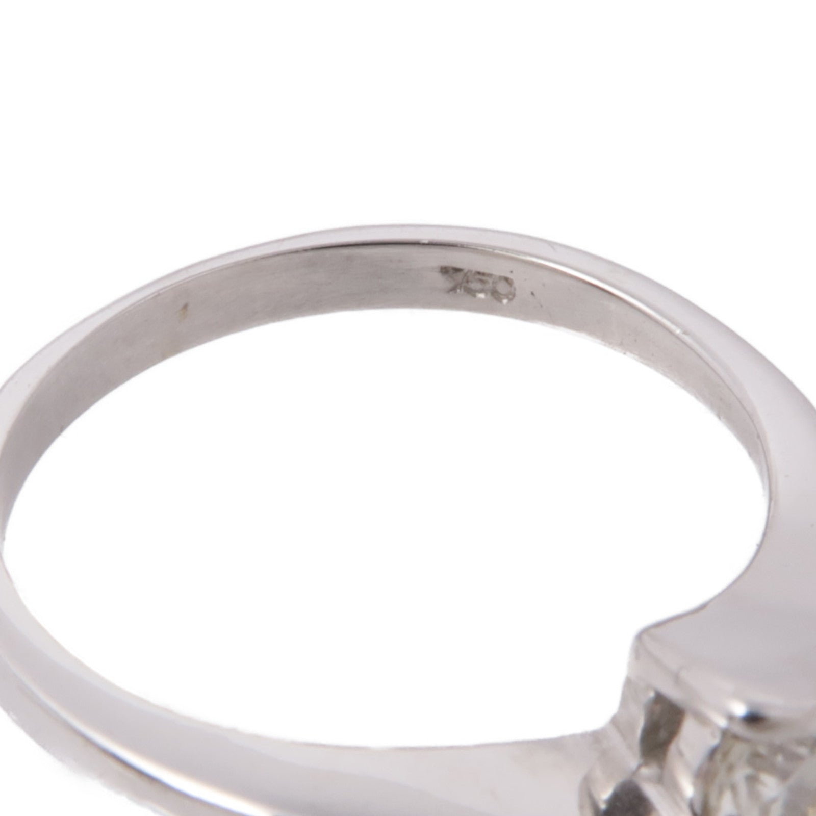 JEWELRY 【激減優惠】18K白金Diamond Ring鑽石戒指US#5.25