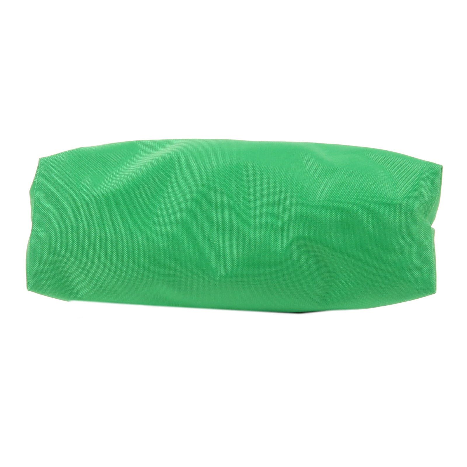 Longchamp 尼龍Le Pliage Mini金扣手挽袋綠色/棕色