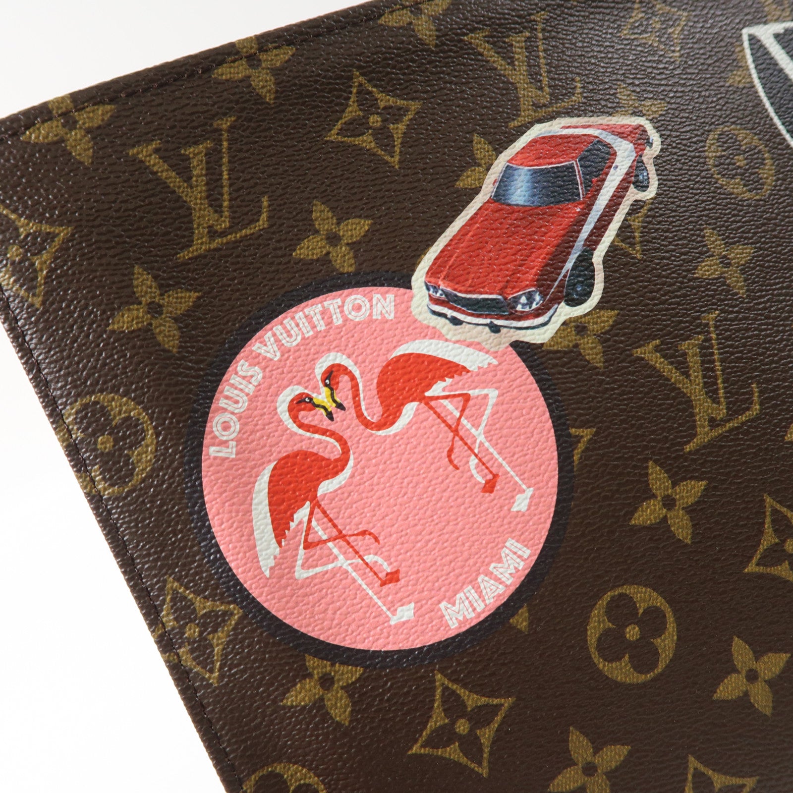 LOUIS VUITTON Monogram Poche Toilette 26金扣手拿包棕色
