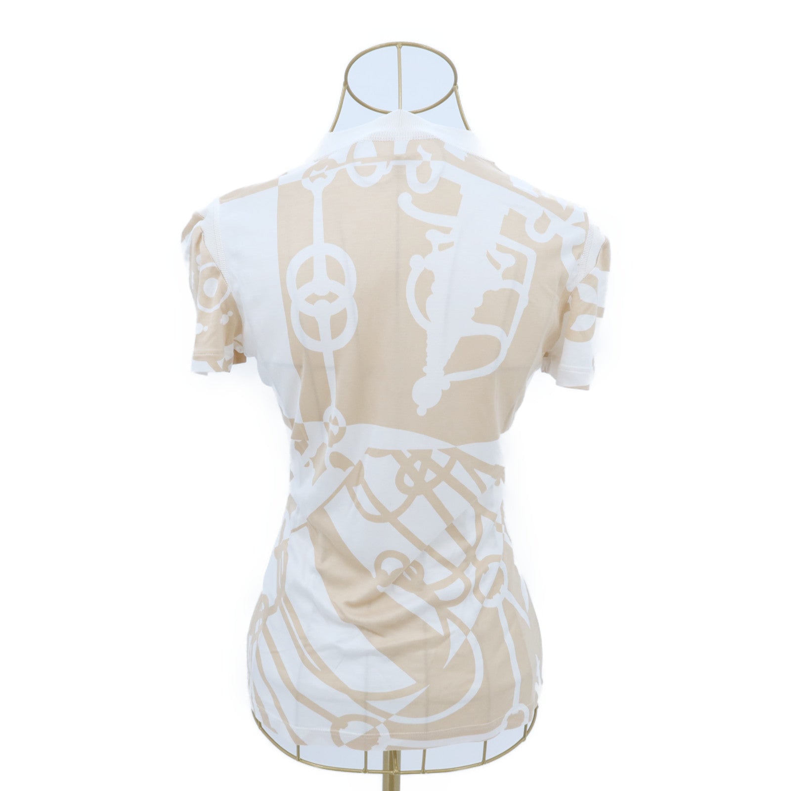 HERMES Silk Short-Sleeve Top上衣