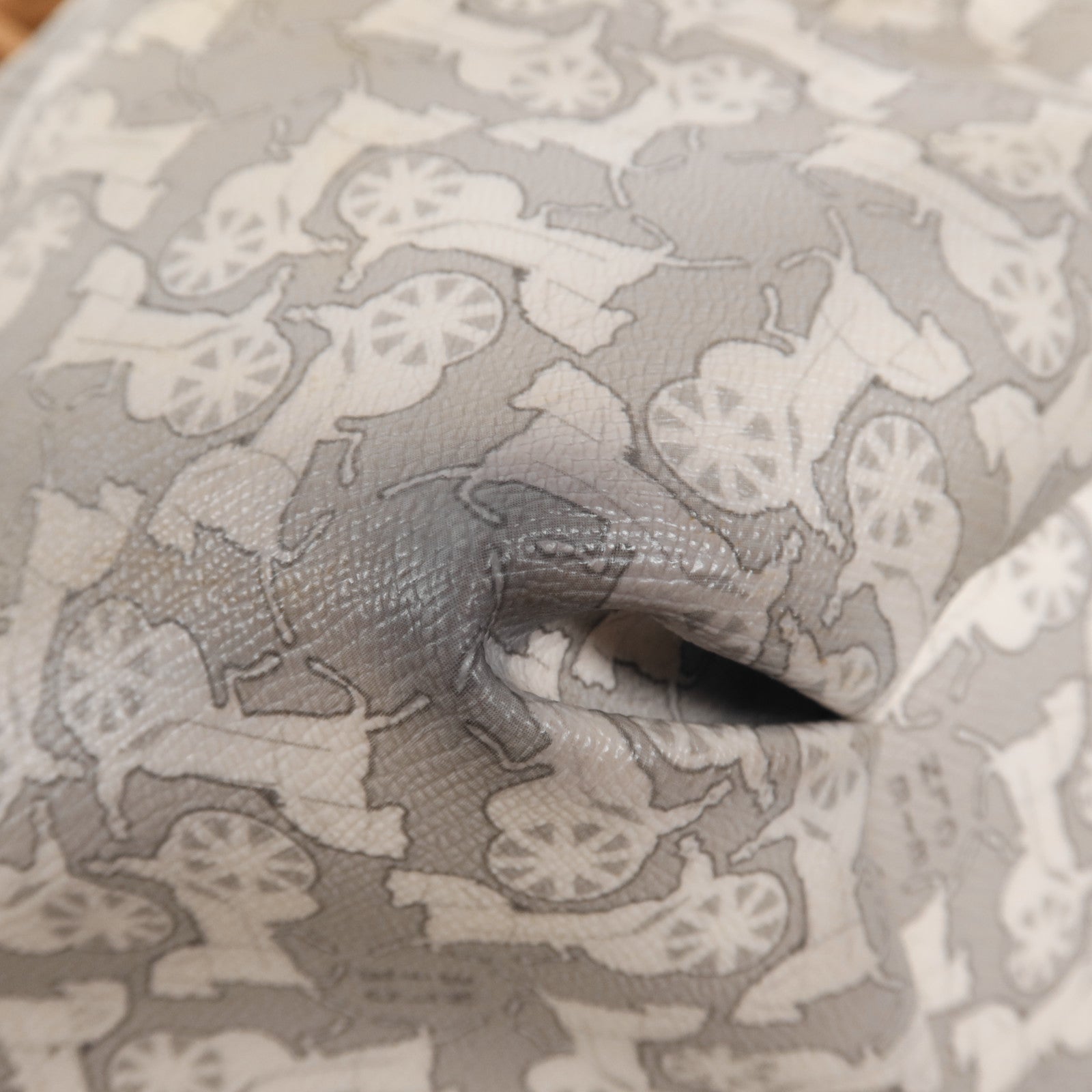 CELINE 塗層帆布Tote Bag銀扣手挽袋