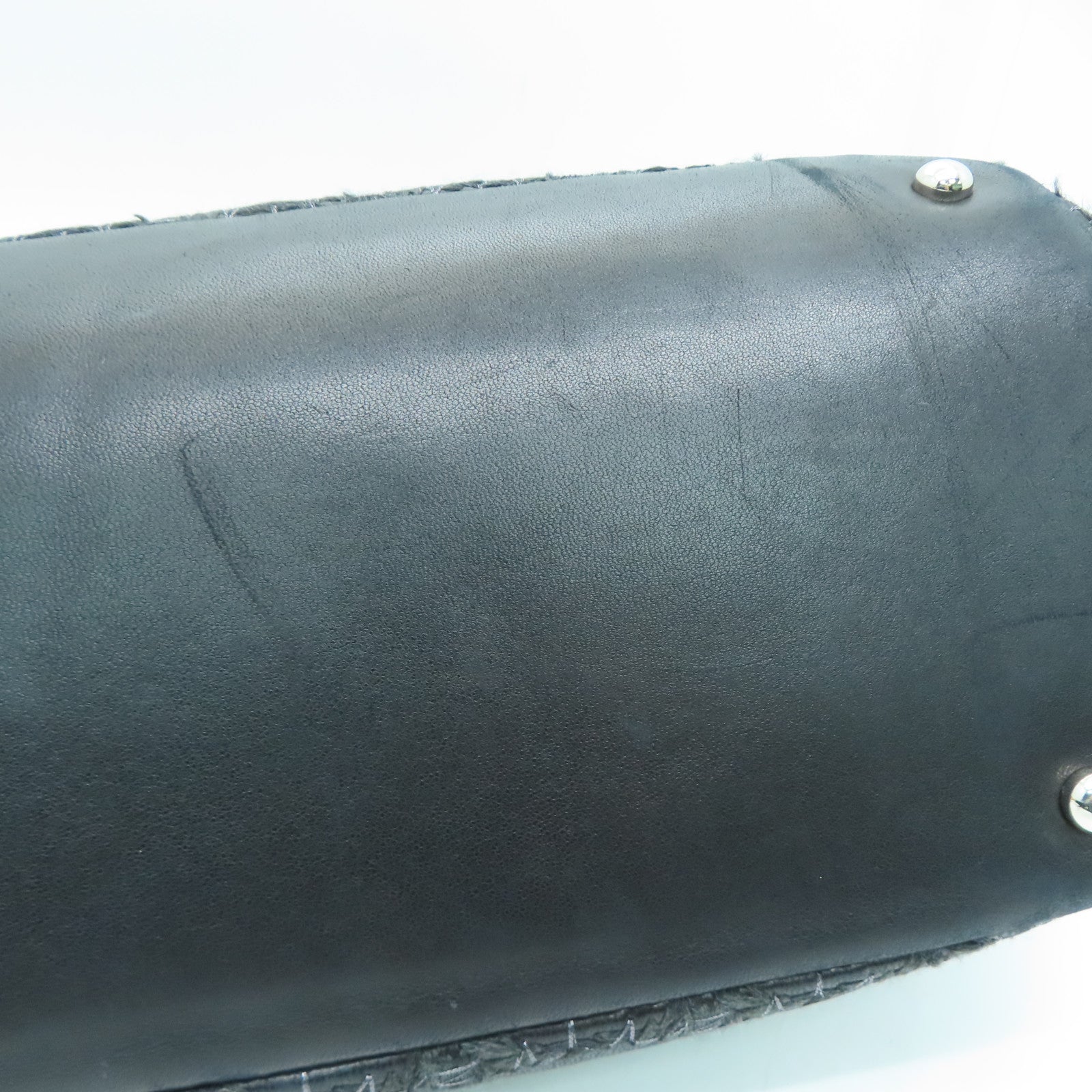 CHANEL 菱格羊皮皮革Chain Shoulder Bag银扣链带肩背袋黑色