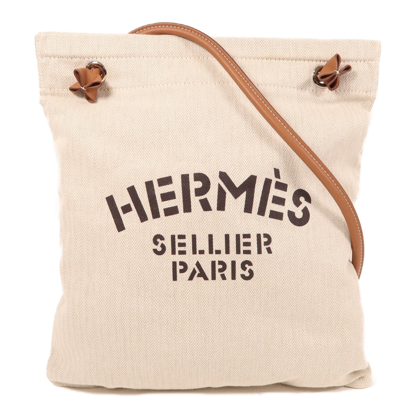 HERMES 帆布Aline肩背袋