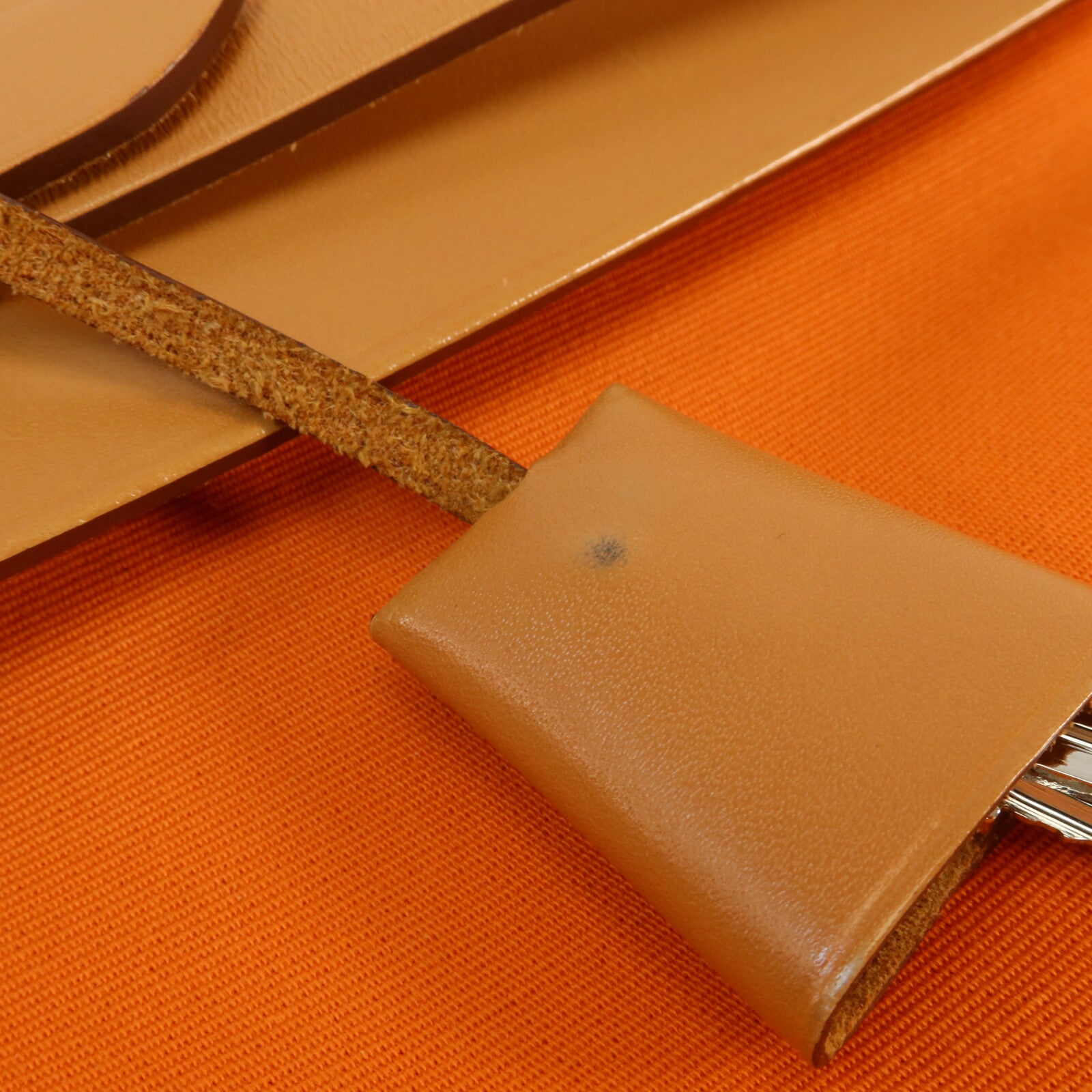HERMES 帆布Herbag PM手挽肩背兩用袋Orange