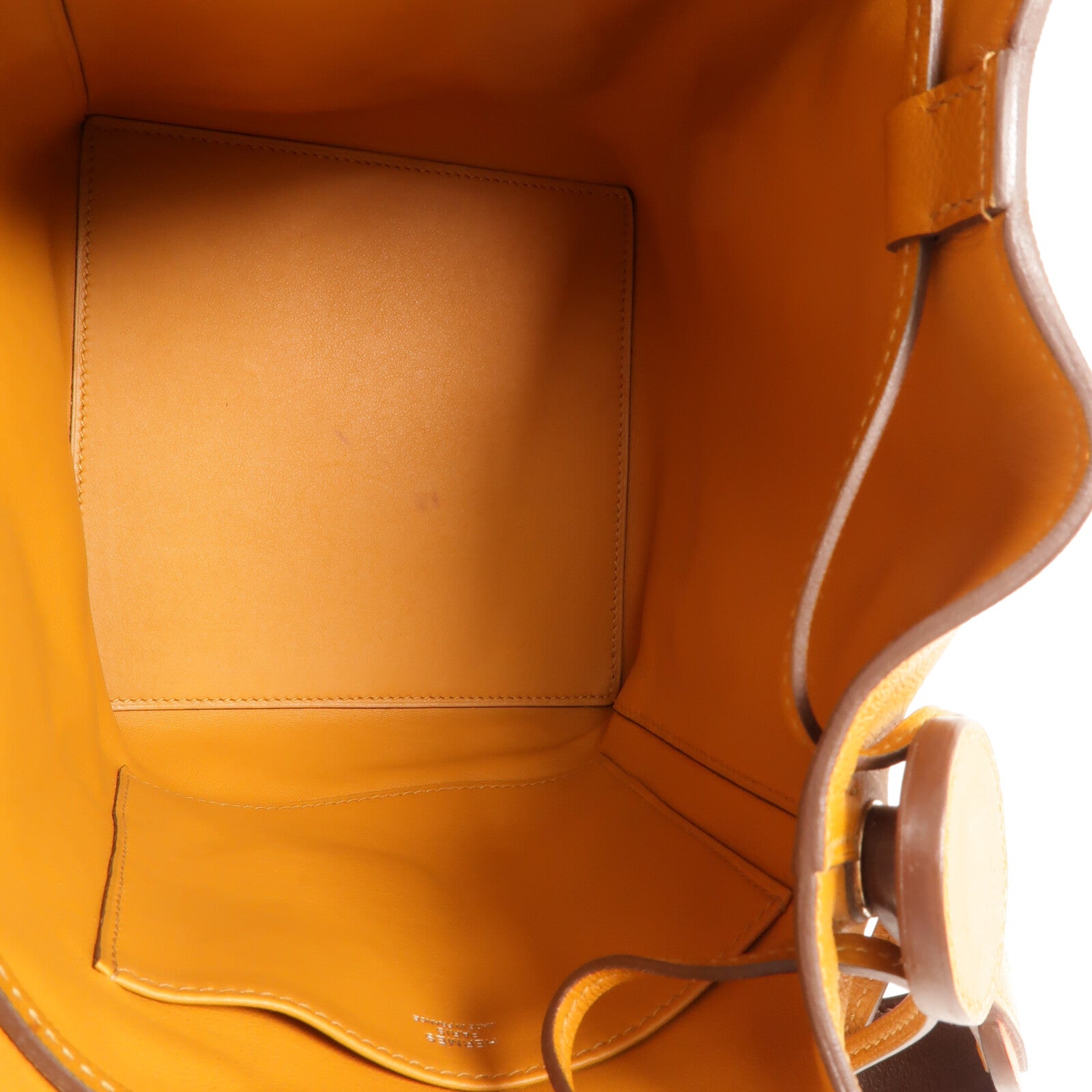 HERMES Evercolor皮革Licol 17肩背袋Toffee