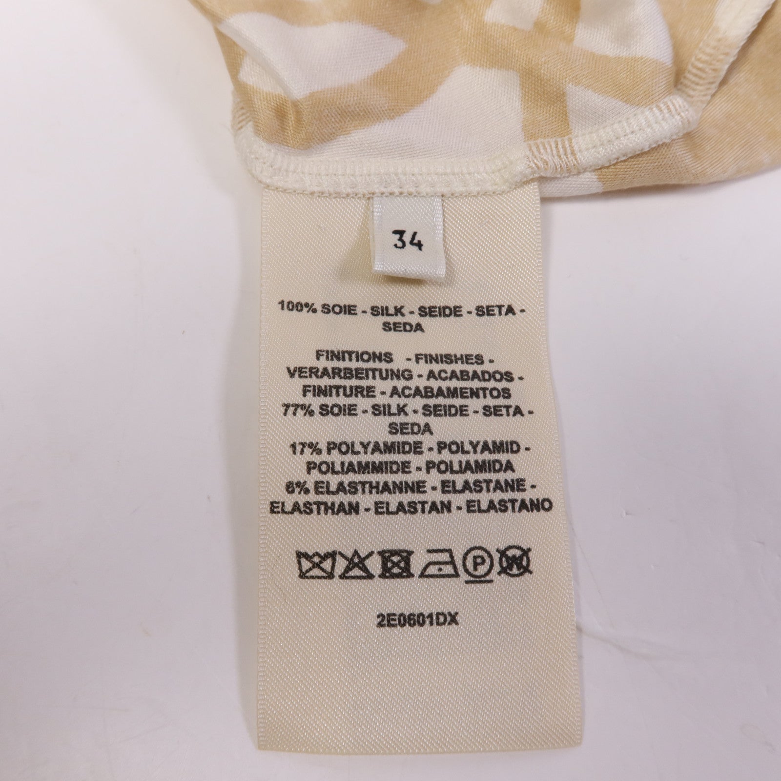 HERMES Silk Short-Sleeve Top上衣