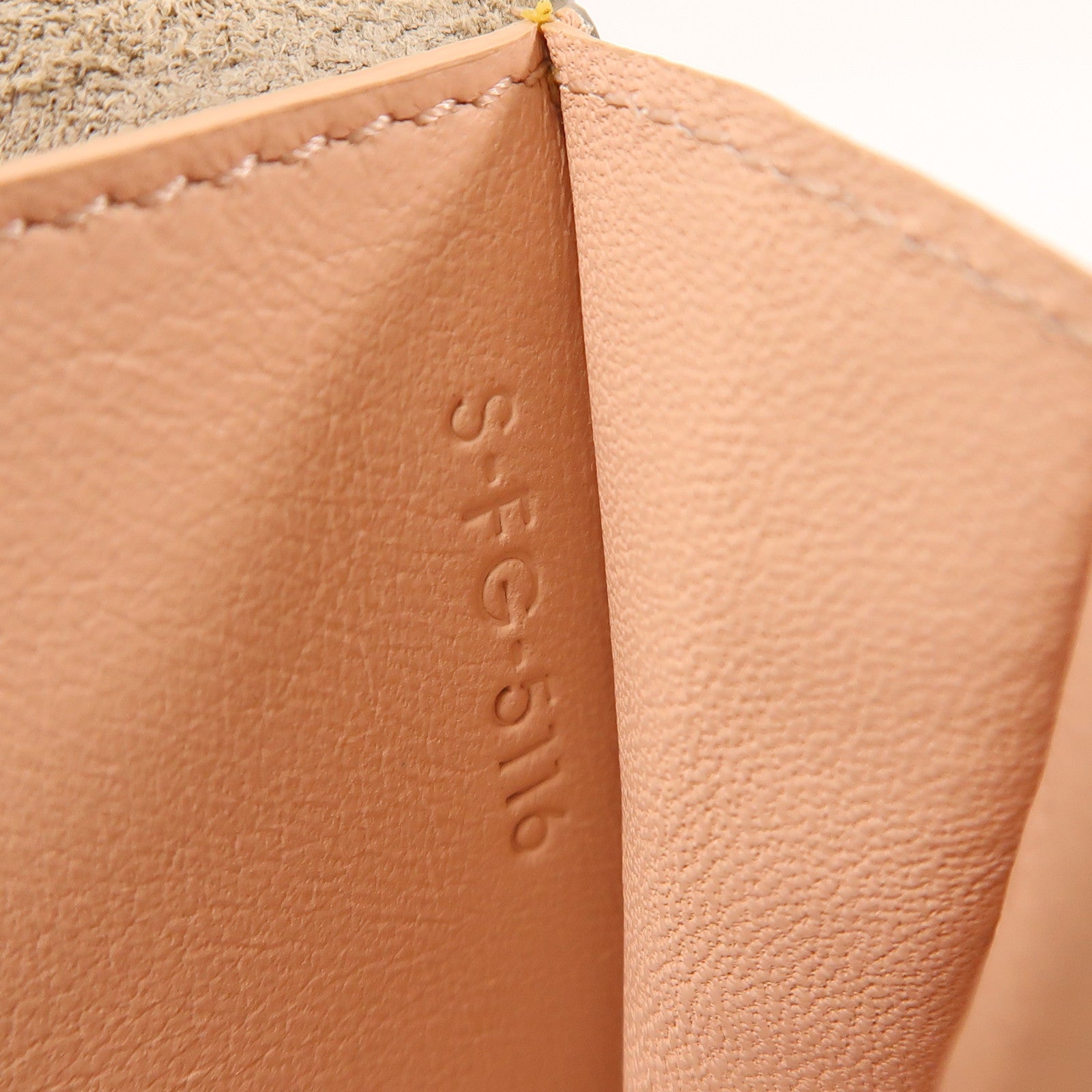 CELINE 牛皮皮革Long Wallet銀扣長錢包