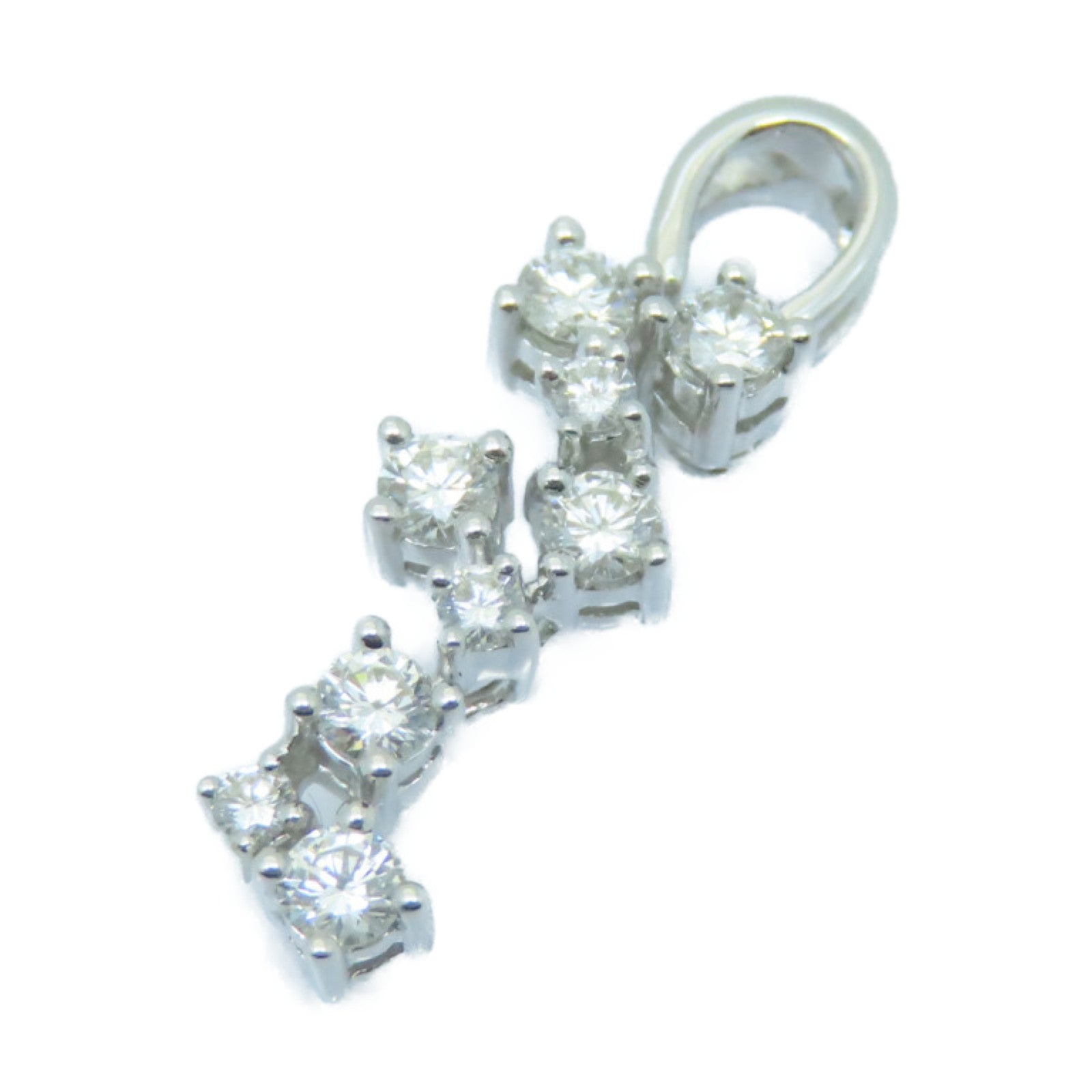 JEWELRY 【激減優惠】18K白金Diamond Pendant 0.38ct鑽石吊墜