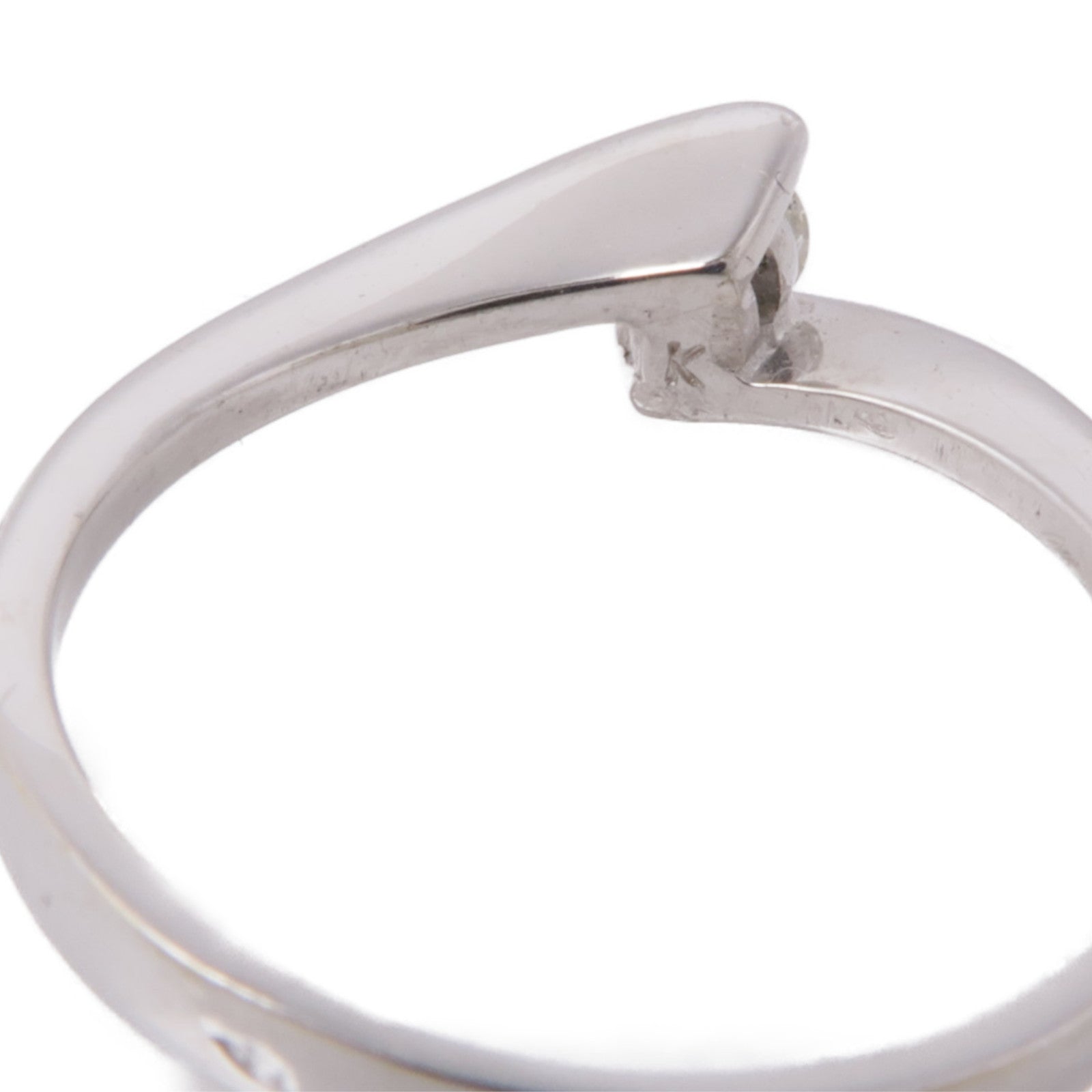 JEWELRY 【激減優惠】18K白金Diamond Ring鑽石戒指US#5.25