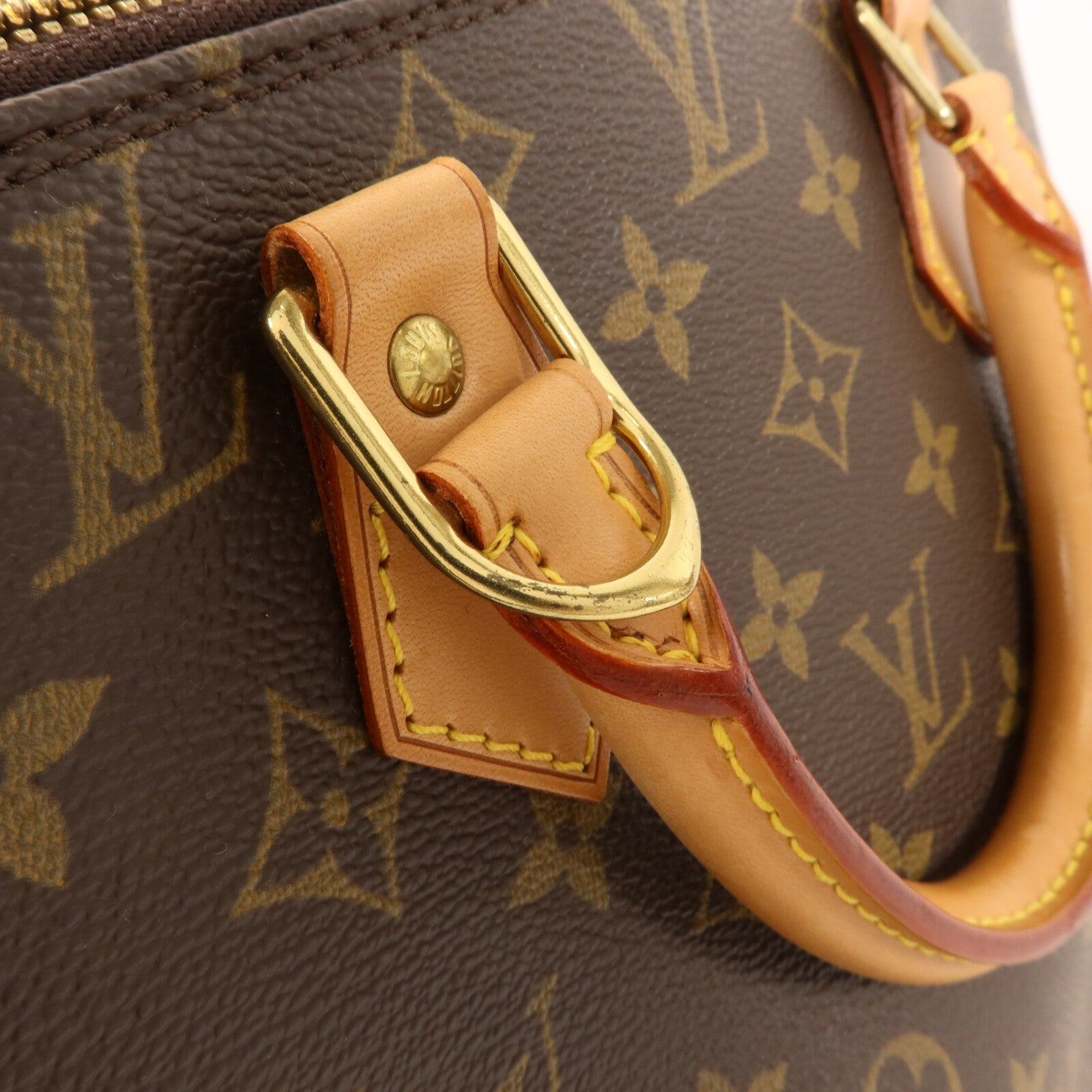 LOUIS VUITTON Monogram Alma PM金扣手挽袋