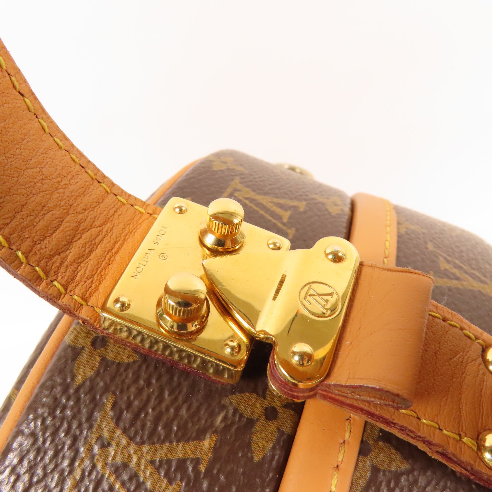 LOUIS VUITTON LV GHW Petite Boite Chapeau 2 Way Shoulder Bag Monogram M43514