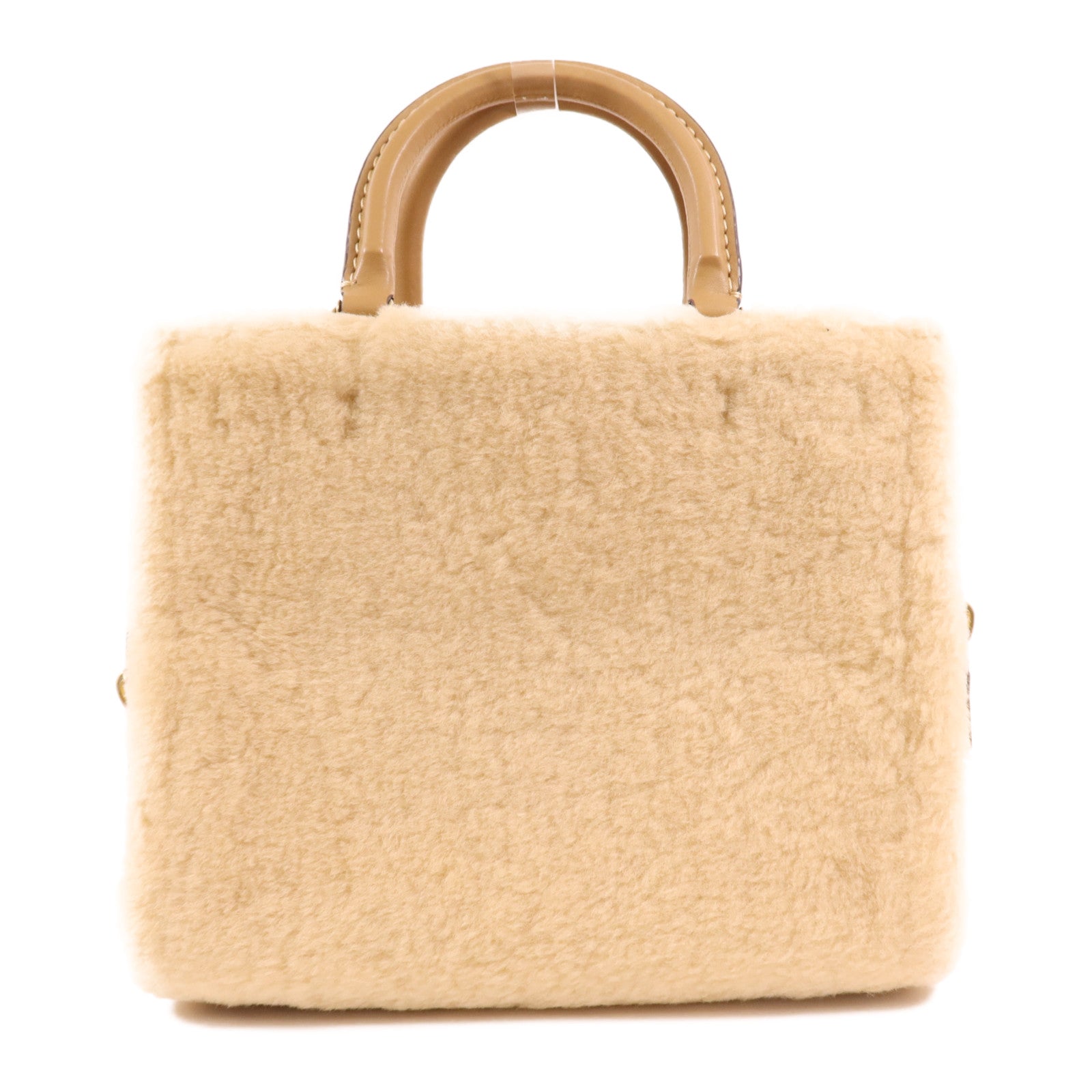 COACH 羊毛Rogue 25金扣手挽肩背兩用袋