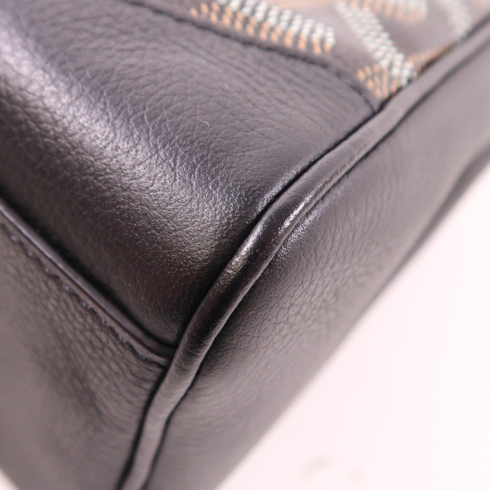 GOYARD 牛皮皮革Saigon Souple Mini Bag銀扣手挽肩背兩用袋