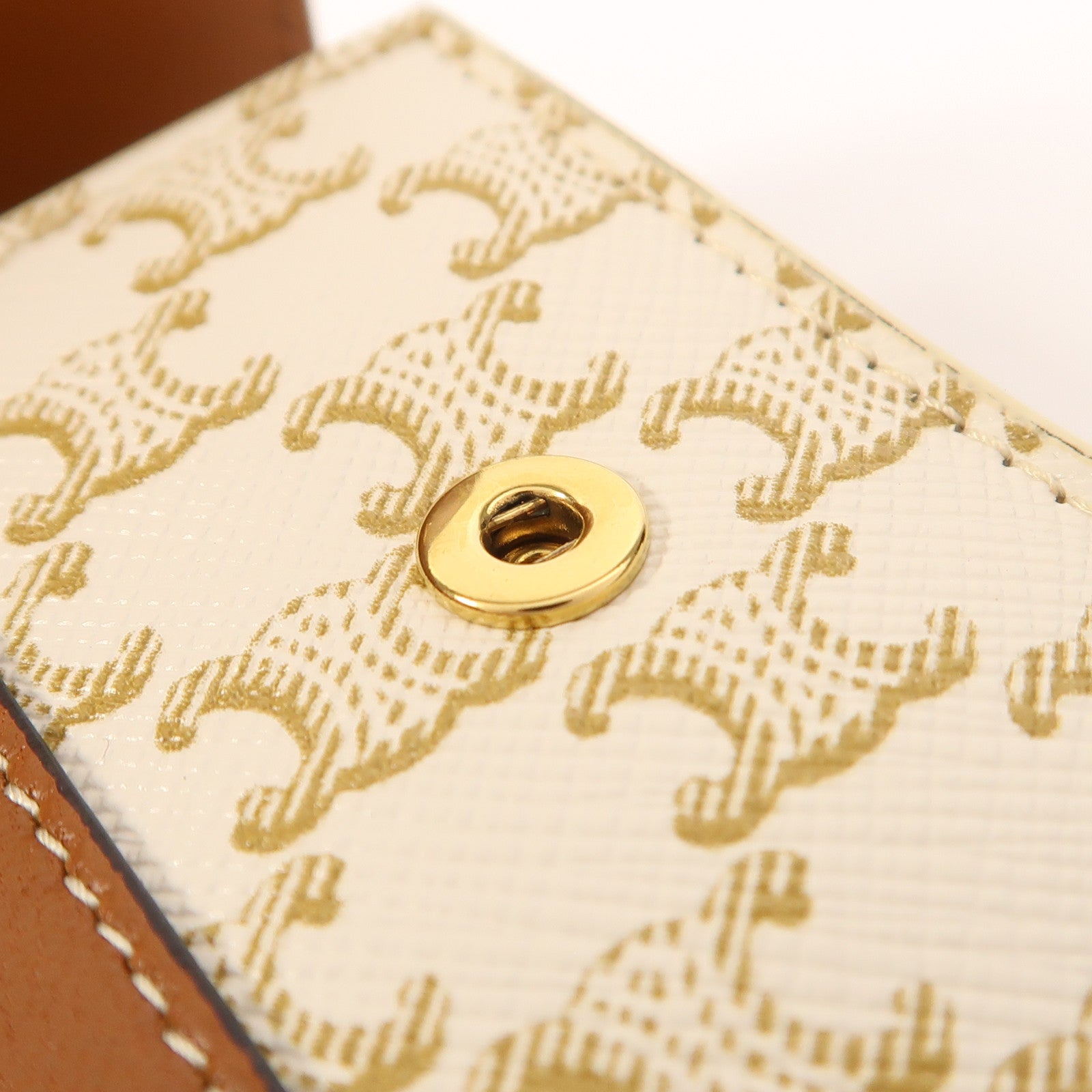 CELINE 塗層帆布Wallet金扣錢包