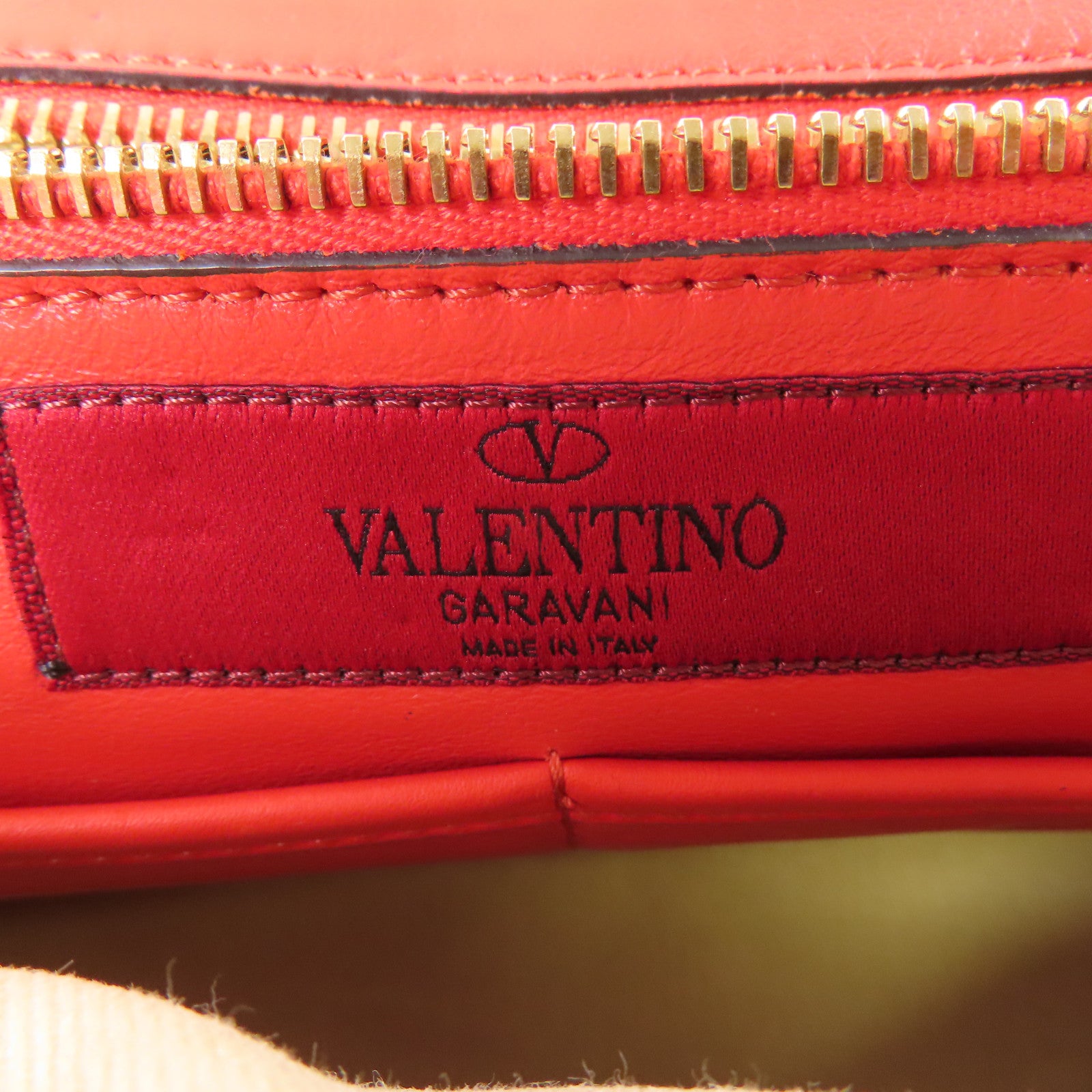 Valentino 牛皮皮革2way Shoulder Bag金扣手挽肩背兩用袋