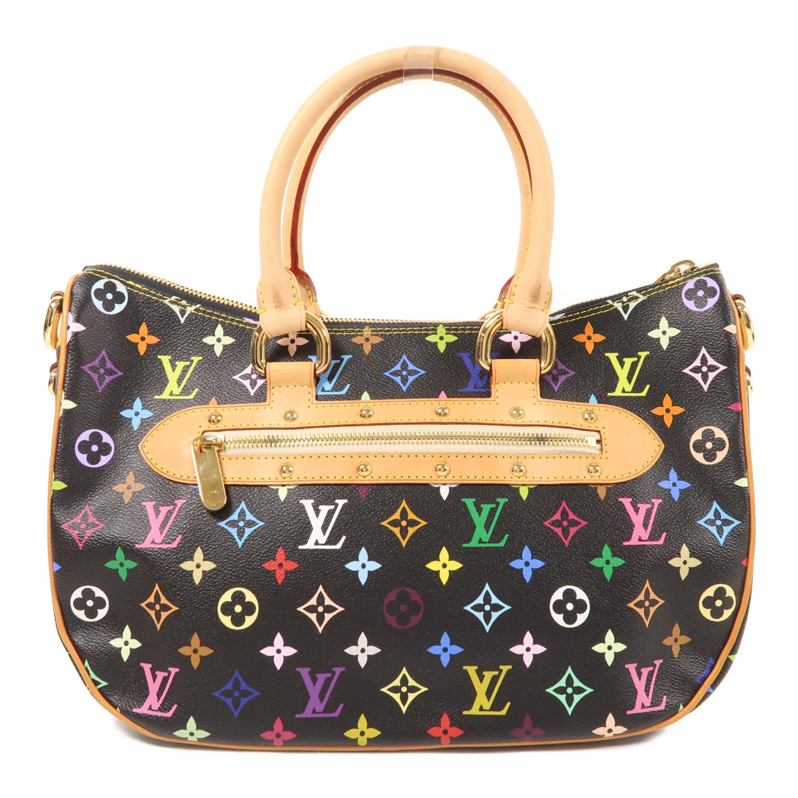LOUIS VUITTON Monogram Multicolore Rita金扣手挽肩背兩用袋