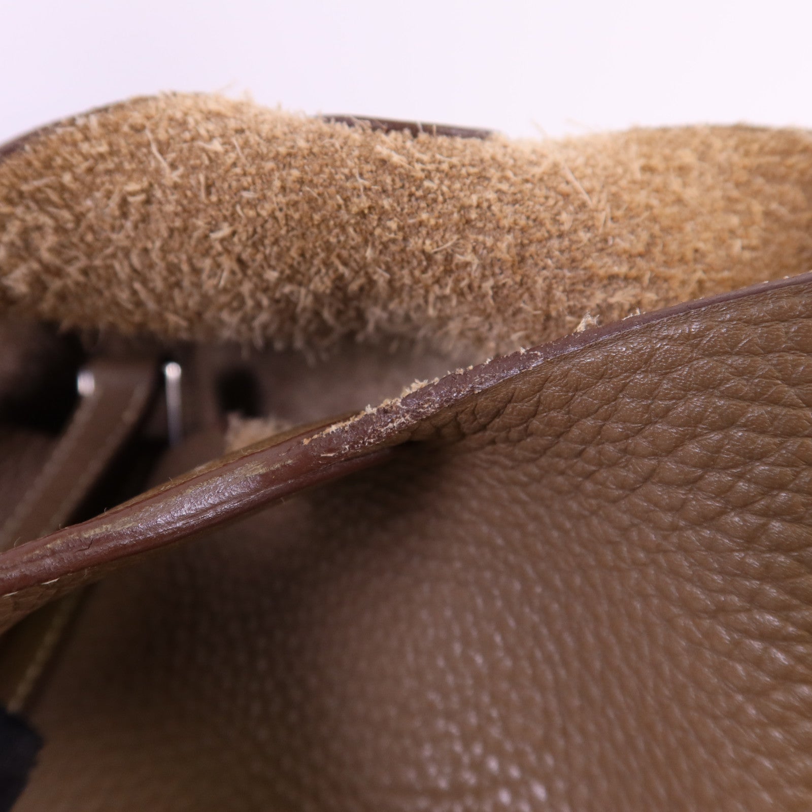 HERMES Clemence皮革Picotin PM銀扣手挽袋Etoupe