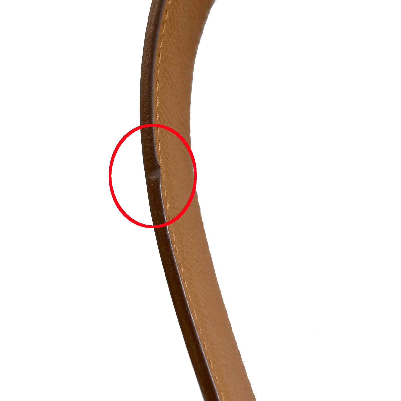 HERMES Epsom皮革Shoulder Strap銀扣肩帶Gold