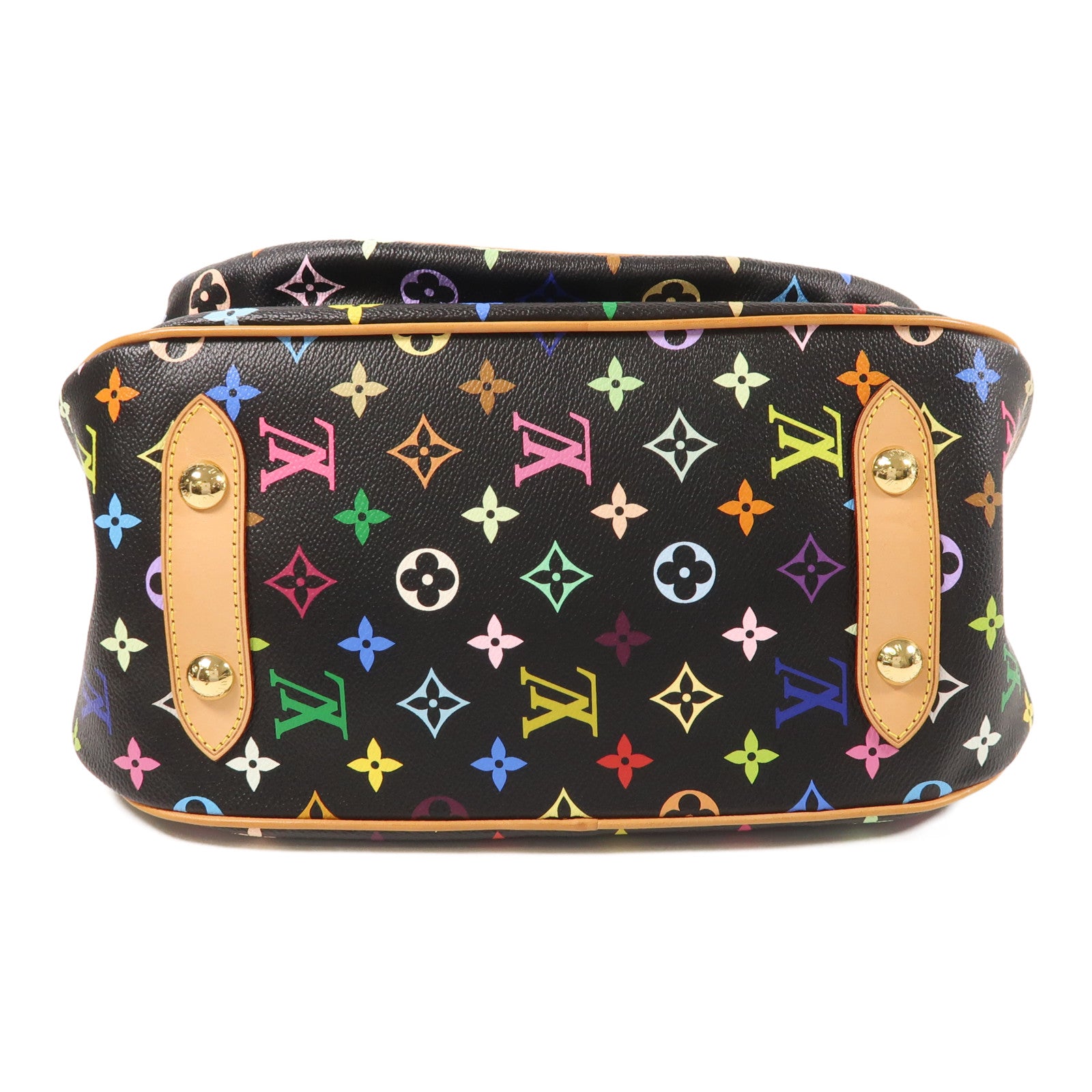 LOUIS VUITTON Monogram Multicolore Rita金扣手挽肩背兩用袋