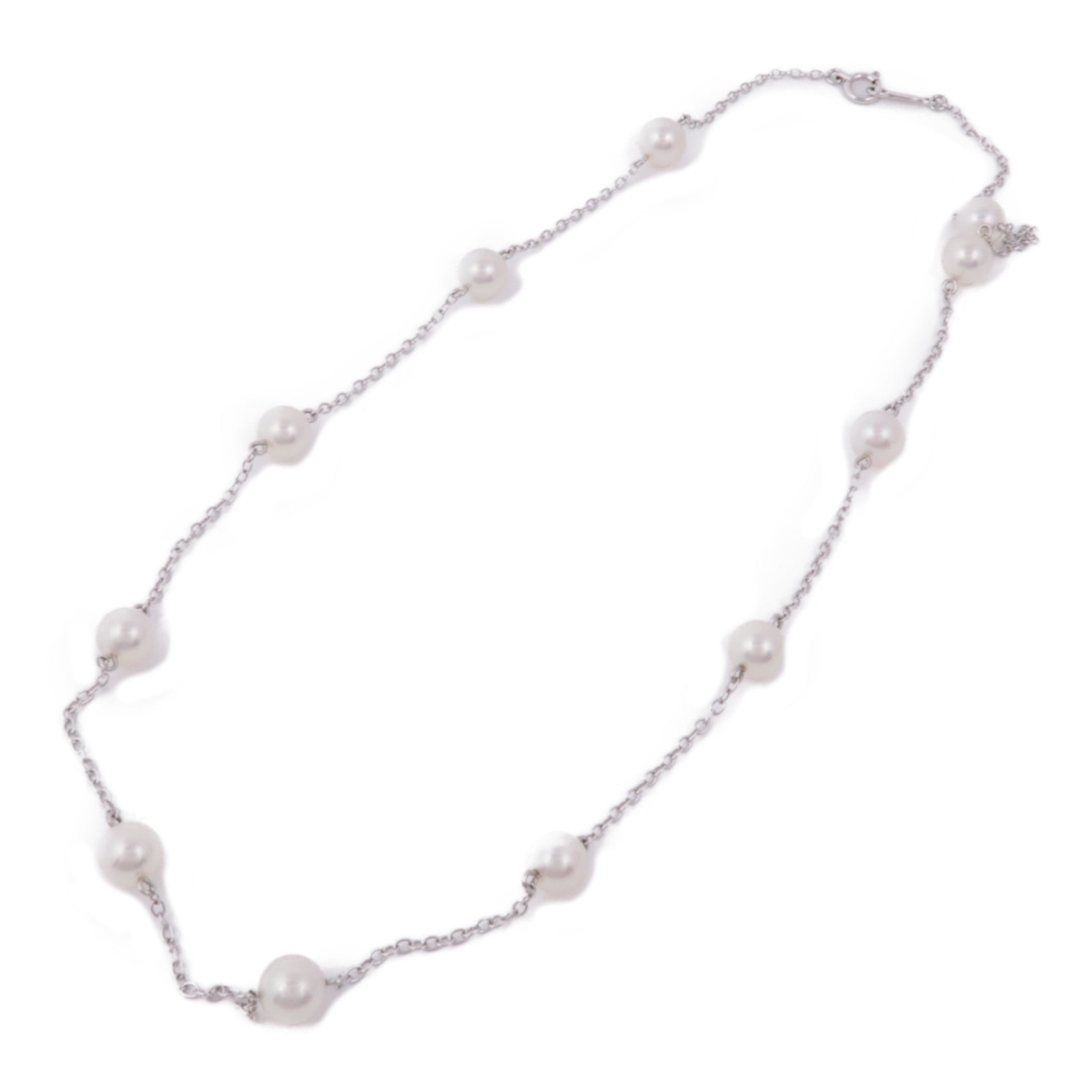 MIKIMOTO 18K白金Pearl Necklace珍珠項鍊