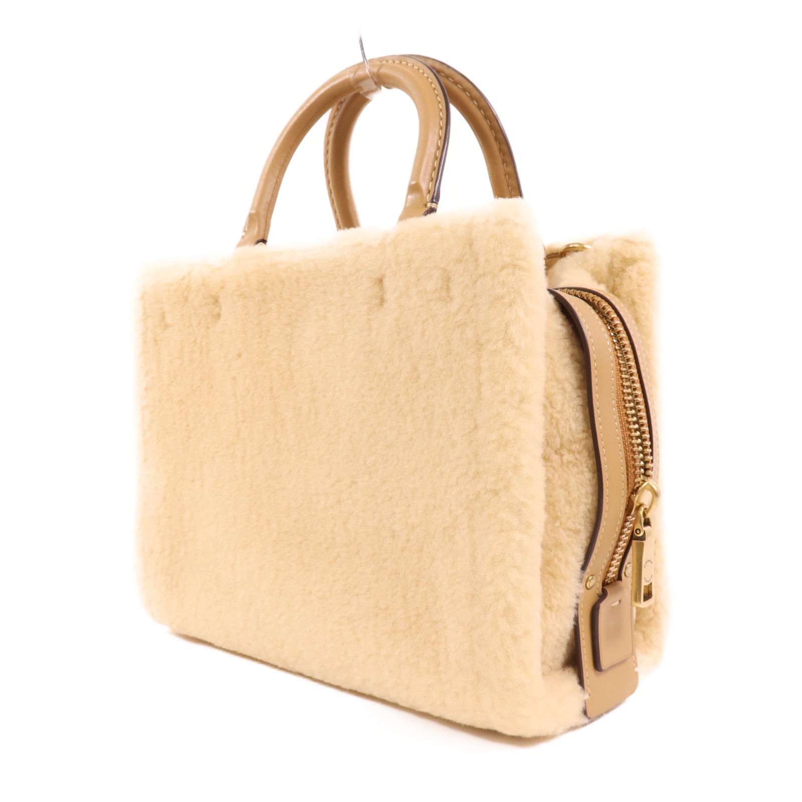 COACH 羊毛Rogue 25金扣手挽肩背兩用袋