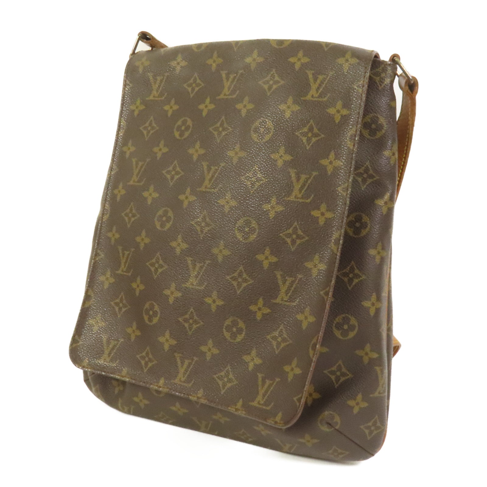 LOUIS VUITTON Monogram Musette金扣肩背袋