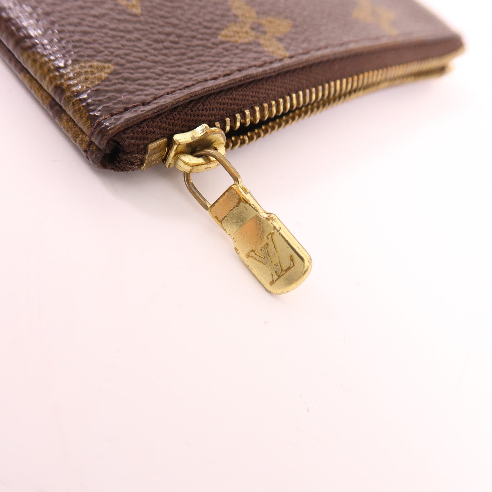 LOUIS VUITTON Monogram Key Pouch金扣鎖匙包