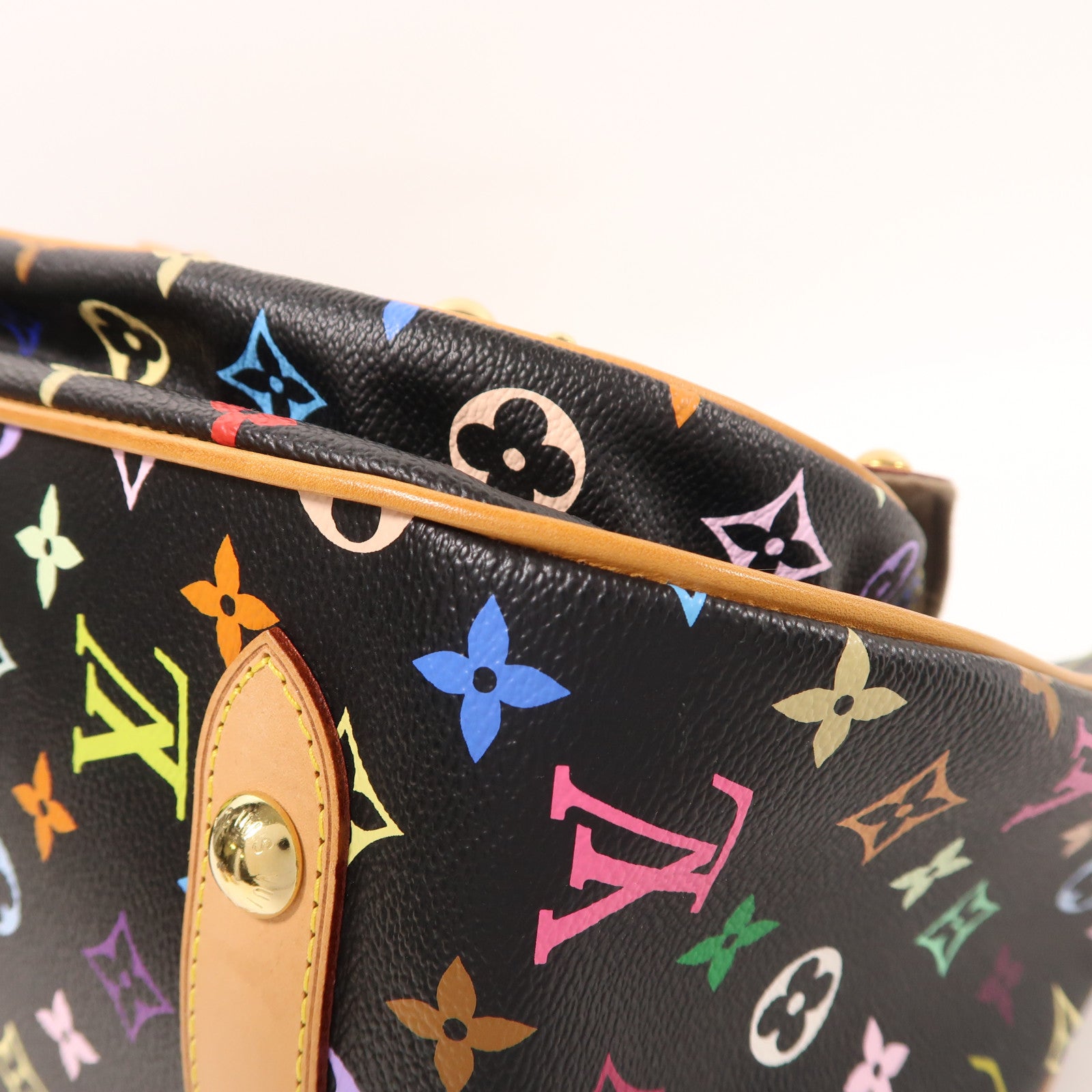 LOUIS VUITTON Monogram Multicolore Rita金扣手挽肩背兩用袋