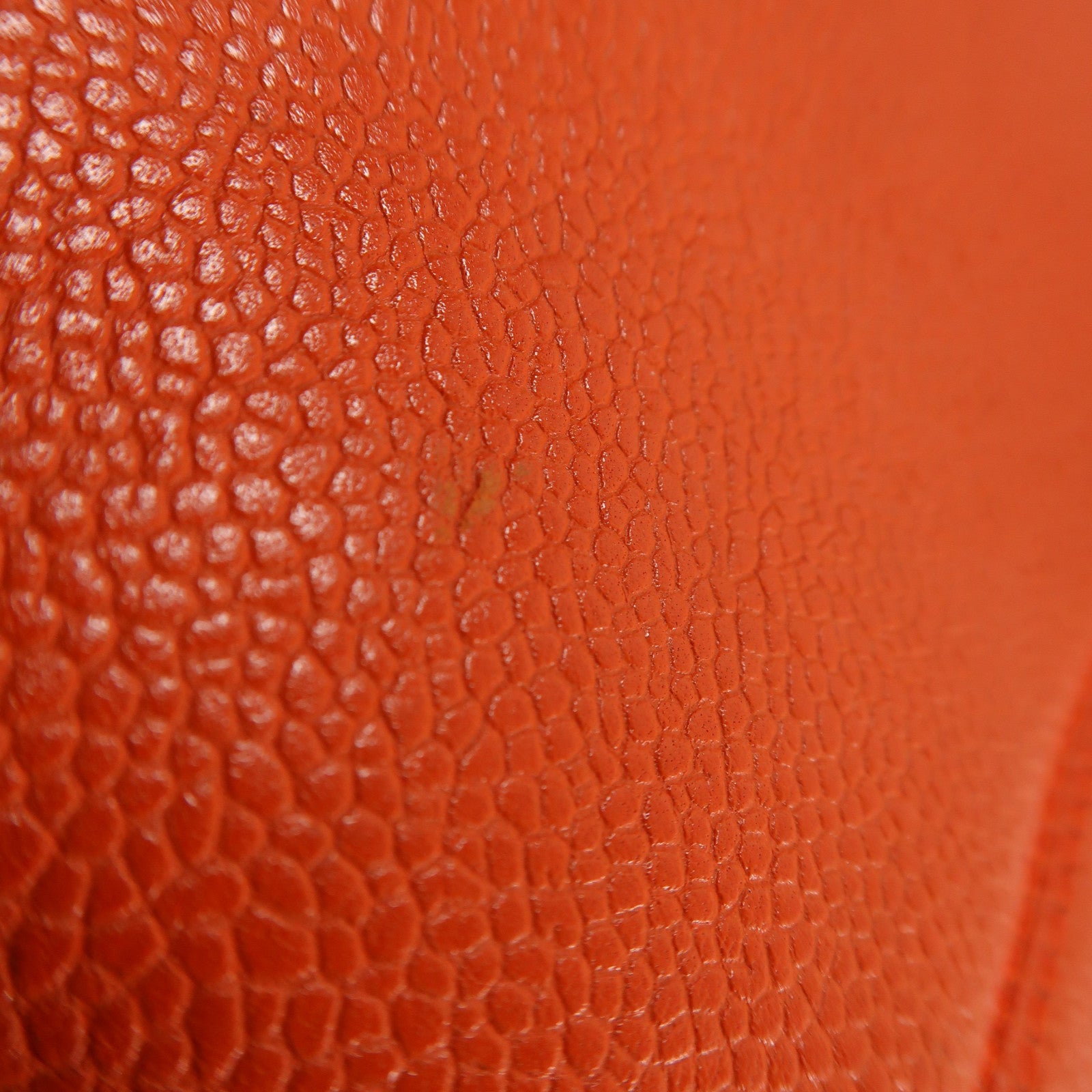 CHANEL (PRICE DOWN) CC GHW Shoulder Bag Calfskin Leather Orange