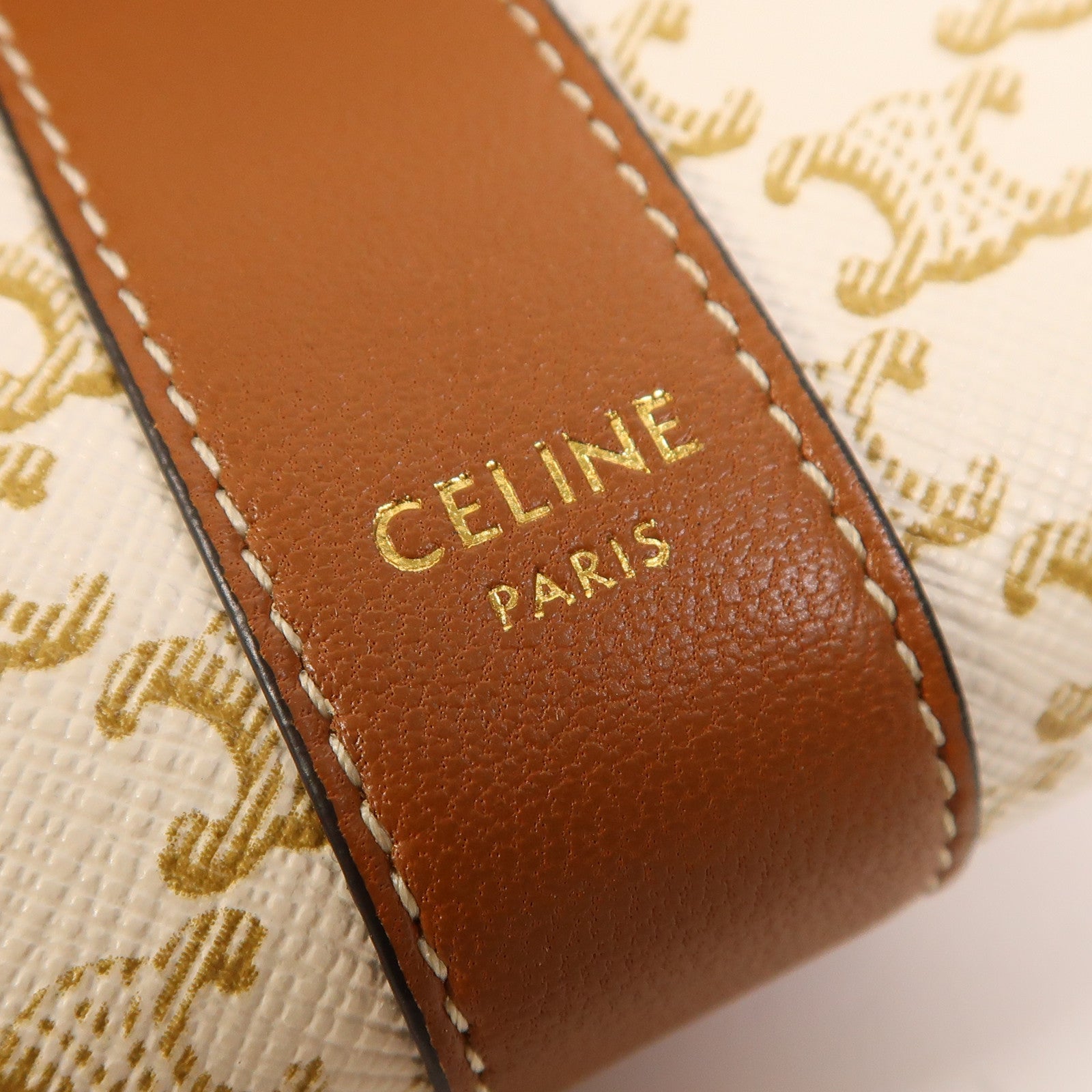 CELINE 塗層帆布Wallet金扣錢包