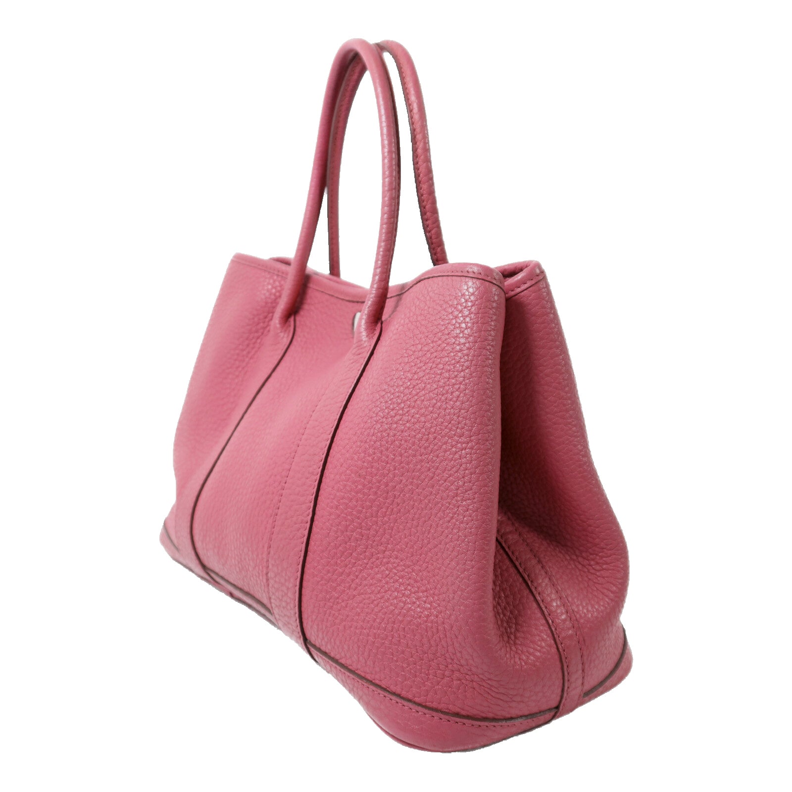 HERMES Negonda皮革Garden Party TPM銀扣手挽袋Tosco