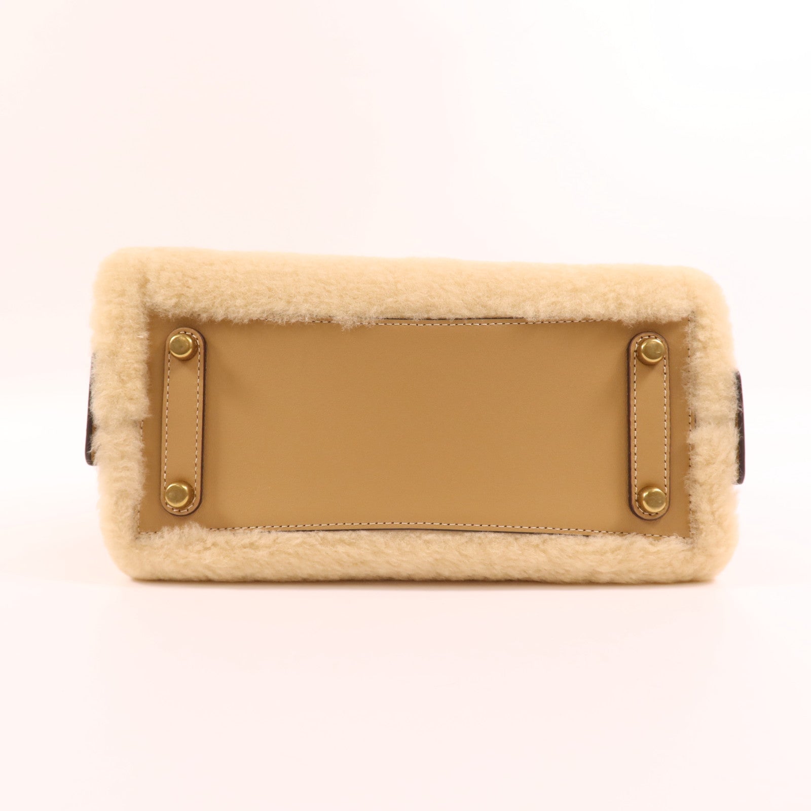 COACH 羊毛Rogue 25金扣手挽肩背兩用袋