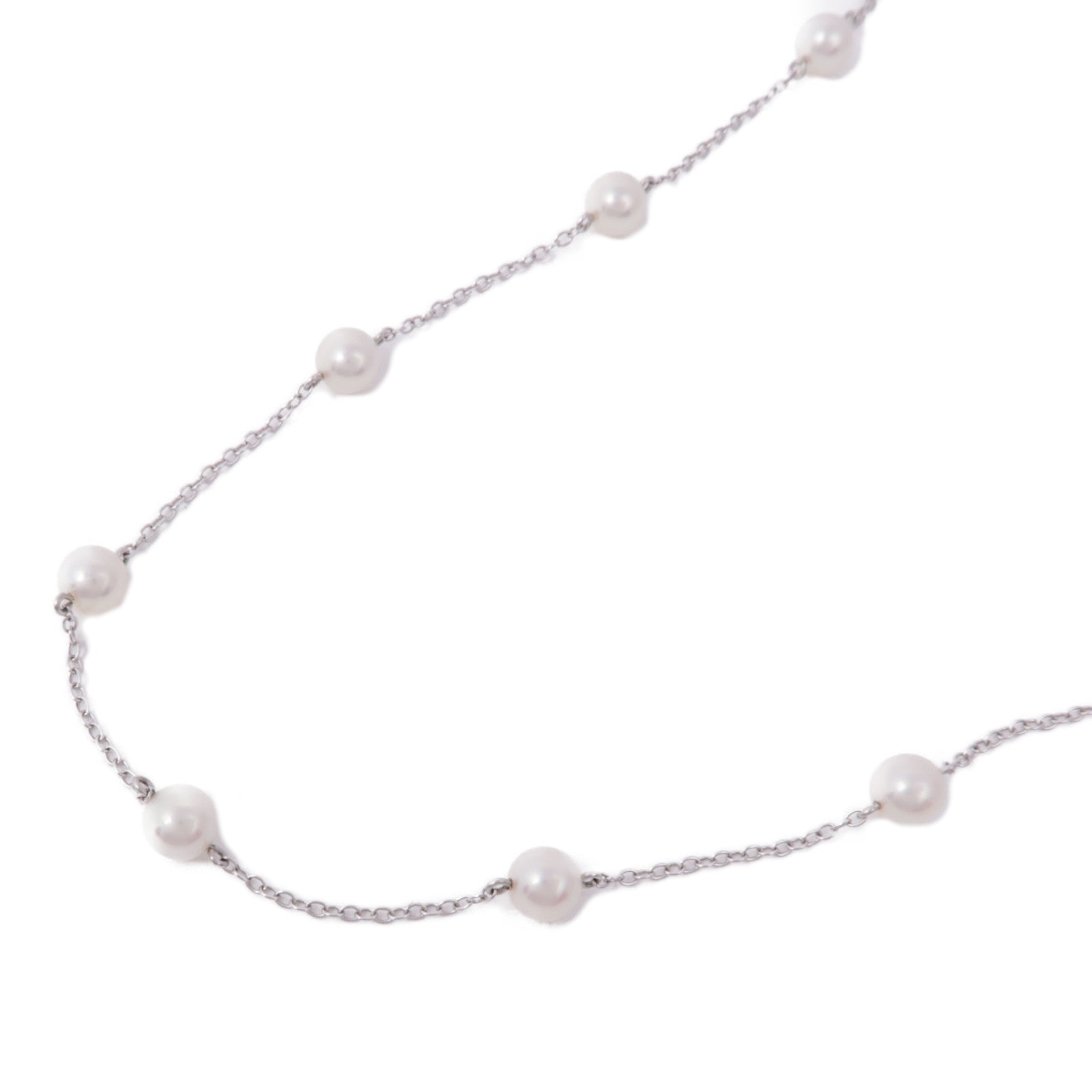 MIKIMOTO 18K白金Pearl Necklace珍珠項鍊