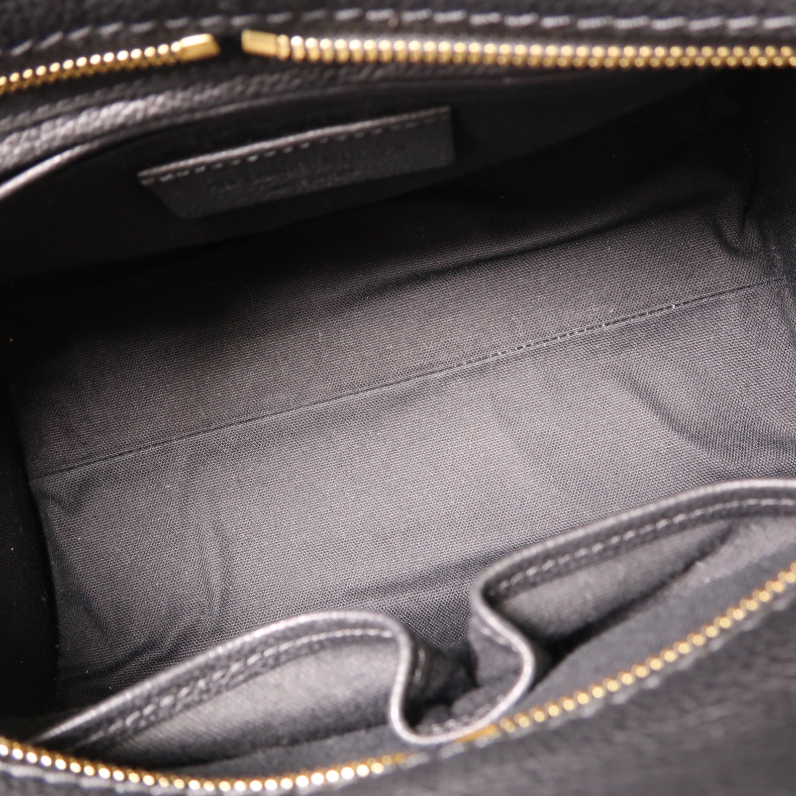 SELECTION 牛皮皮革Alexander Mcqueen Hand Bag金扣手挽肩背兩用袋黑色