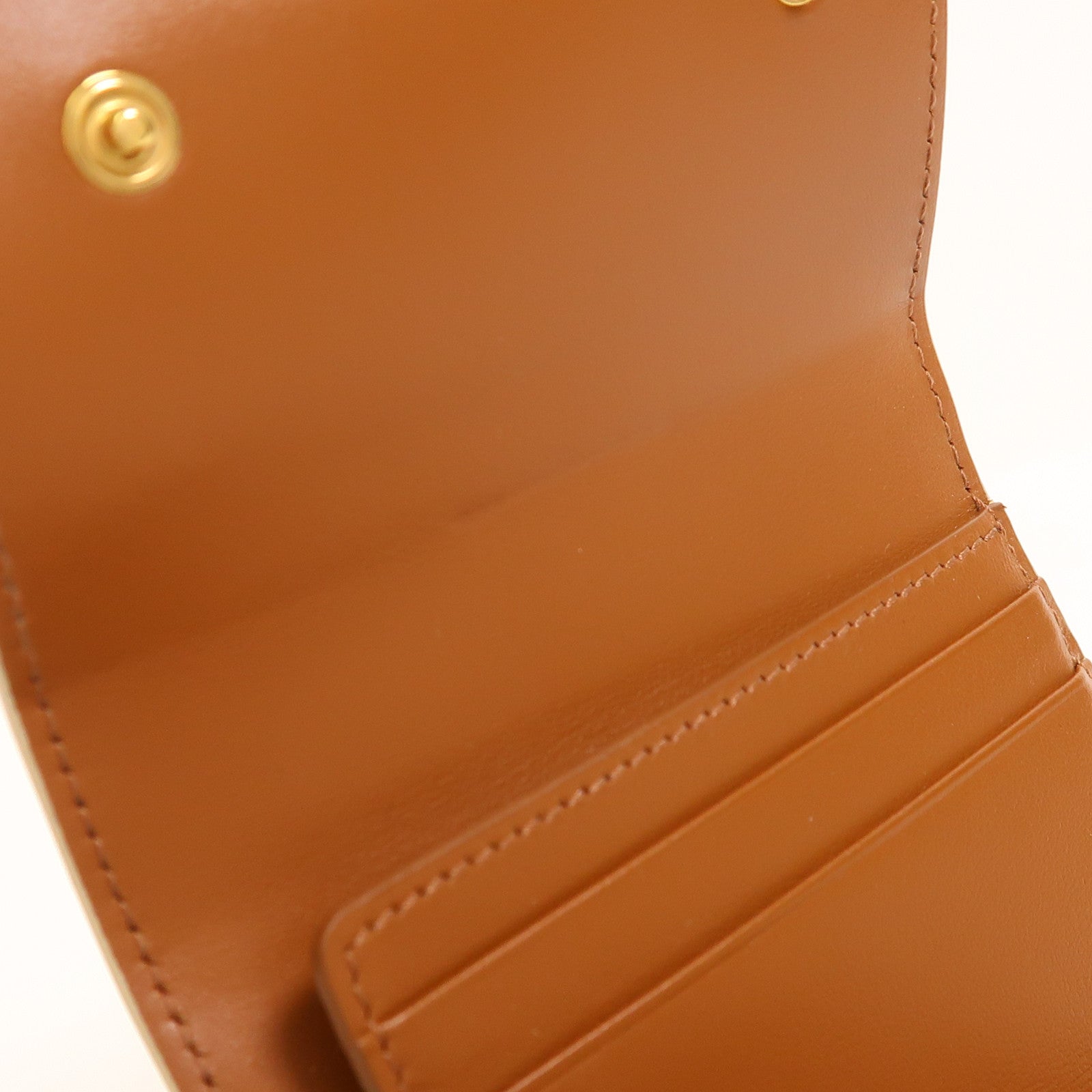 CELINE 塗層帆布Wallet金扣錢包