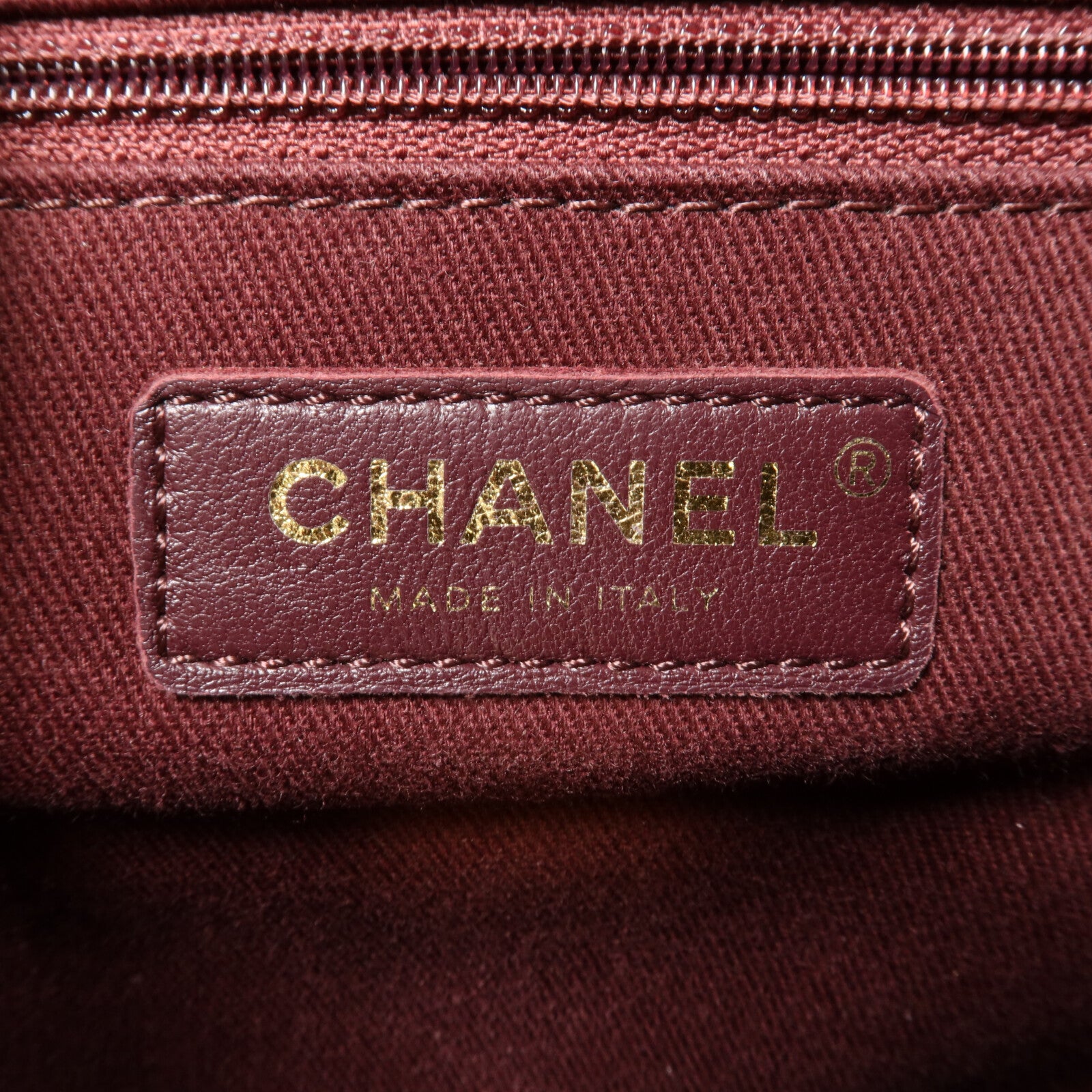 CHANEL 牛皮皮革Affinity Backpack鏈帶背包