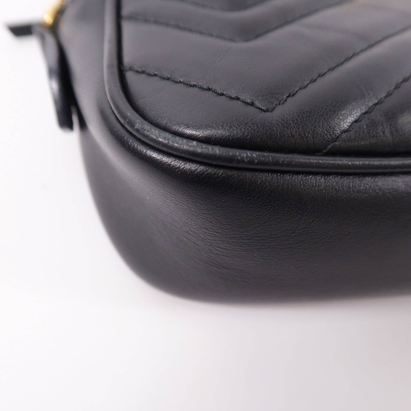 GUCCI 牛皮皮革GG Marmont Bag鏈帶肩背袋