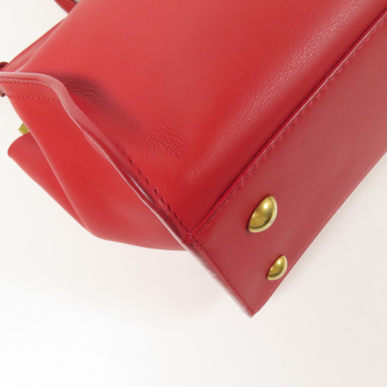 SAINT LAURENT 牛皮皮革Y Line Mini金扣手挽肩背兩用袋