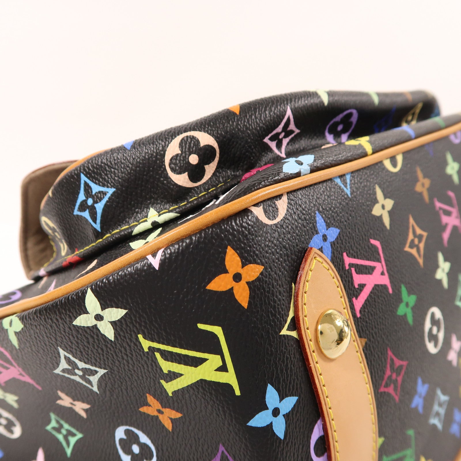 LOUIS VUITTON Monogram Multicolore Rita金扣手挽肩背兩用袋