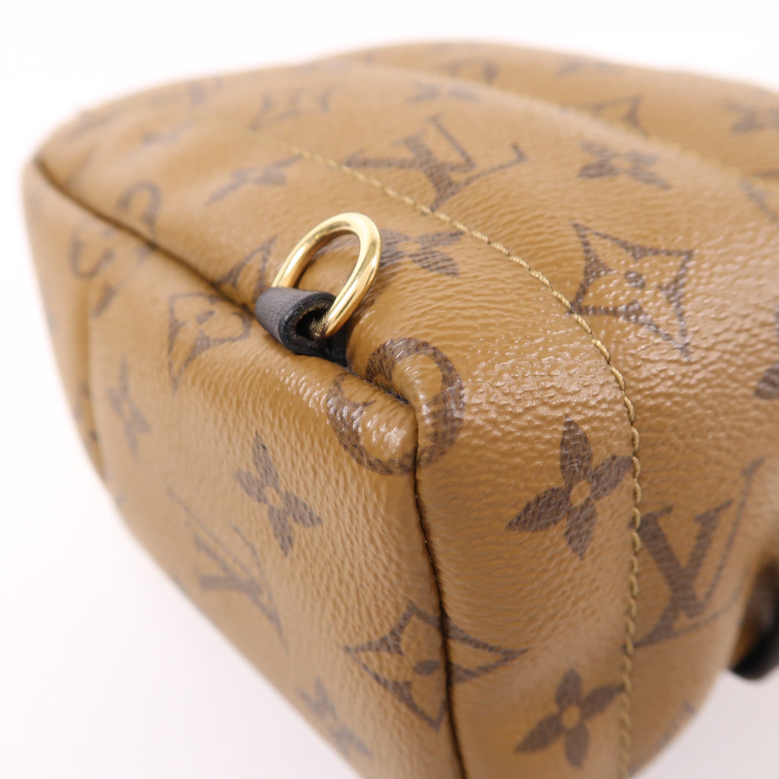 LOUIS VUITTON Monogram Reverse Palm Springs Mini金扣背包