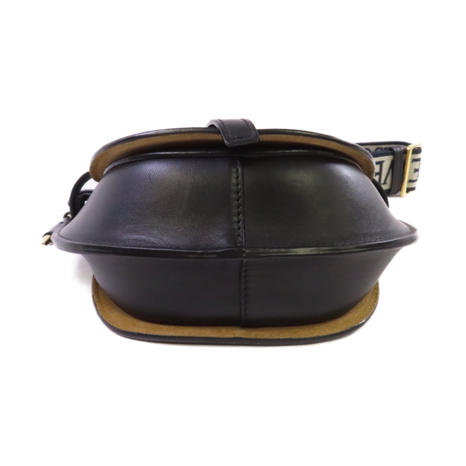 LOEWE 【激減優惠】牛皮皮革Mini Gate Shoulder Bag銀扣肩背袋黑色
