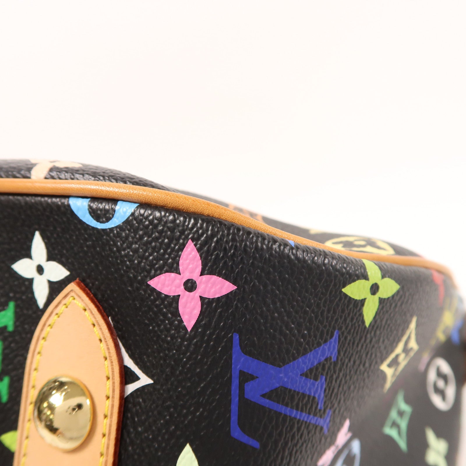 LOUIS VUITTON Monogram Multicolore Rita金扣手挽肩背兩用袋