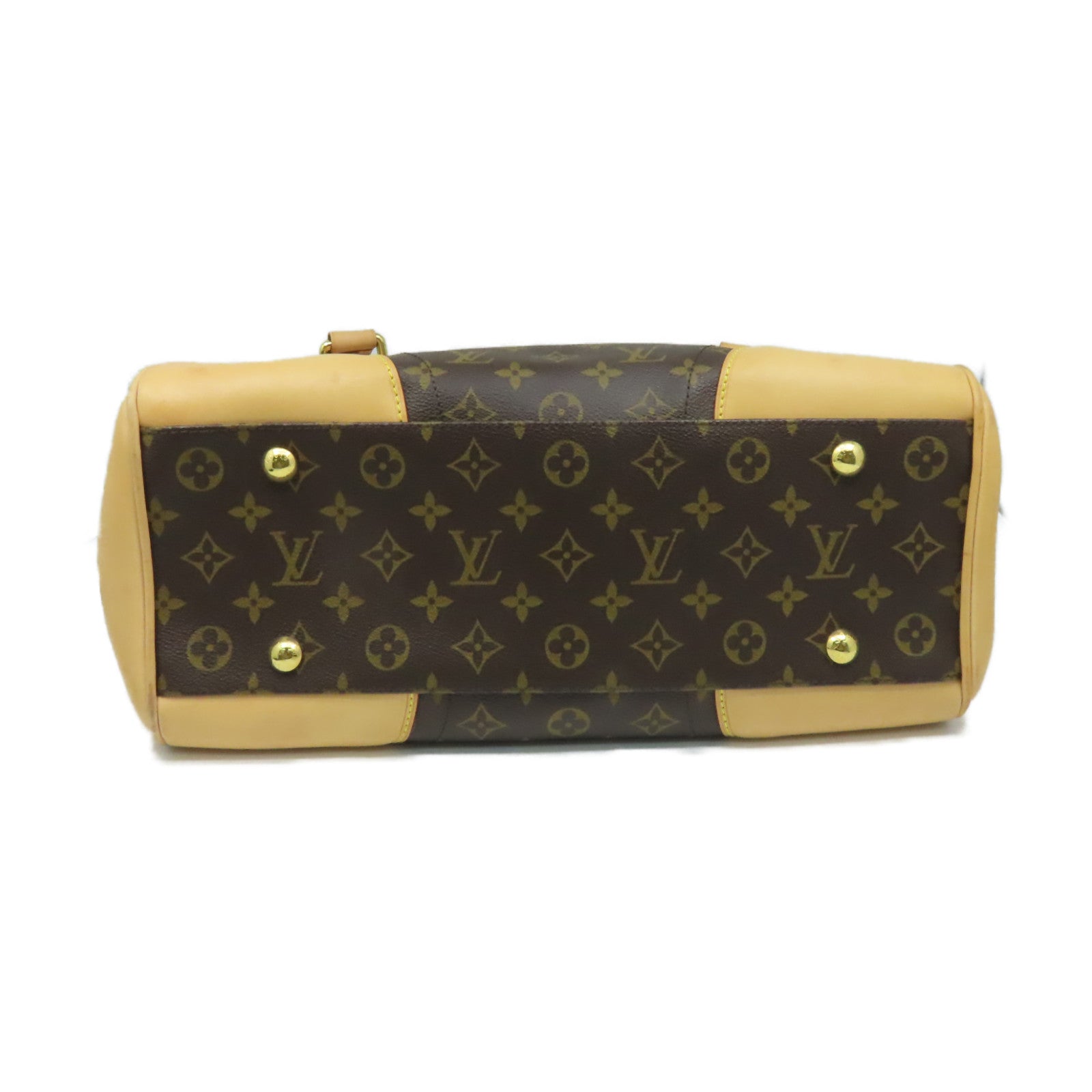 LOUIS VUITTON 【激減優惠】Monogram Beverly MM Shoulder Bag金扣肩背袋啡色