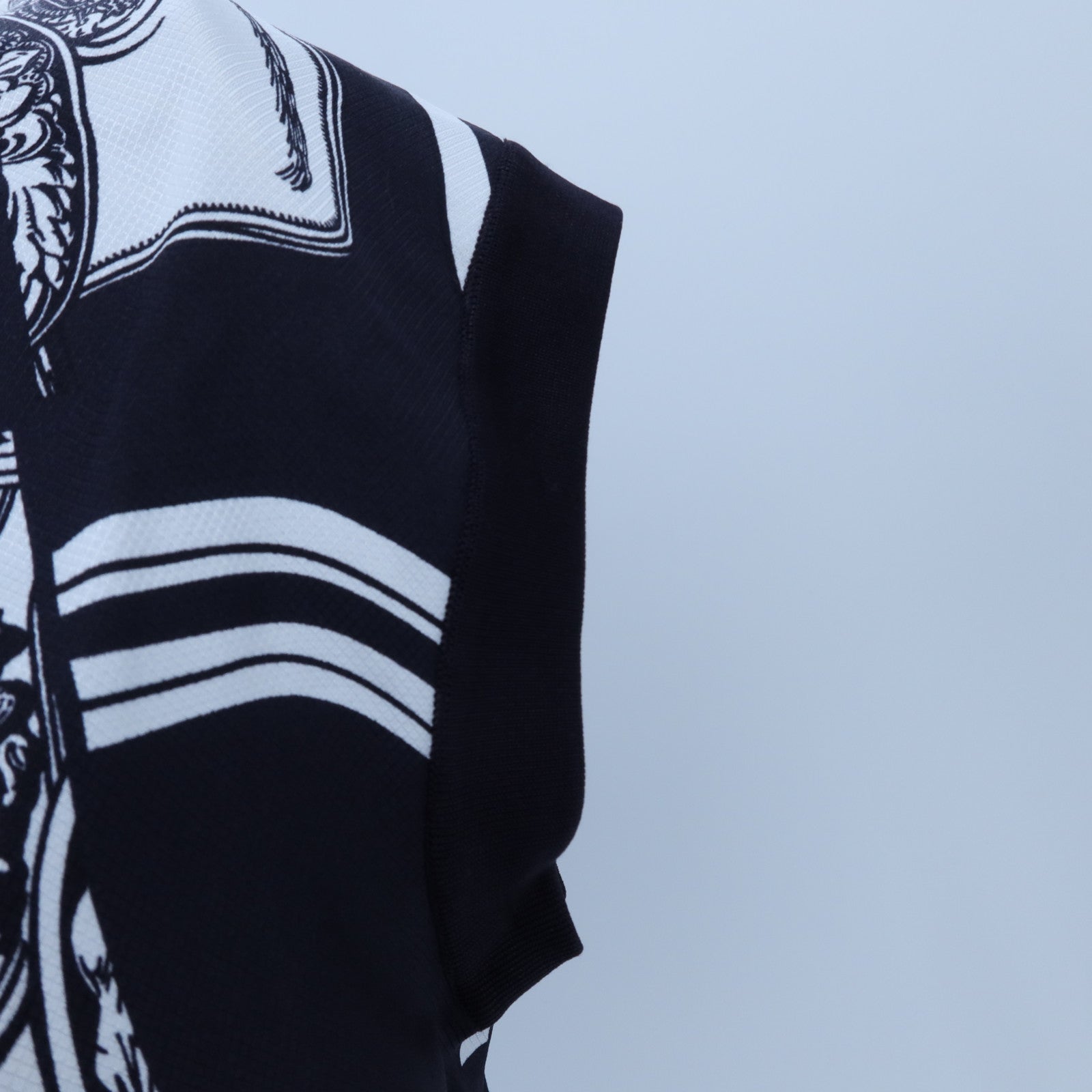 HERMES Cotton/Acrylic En Desordre Finesse上衣