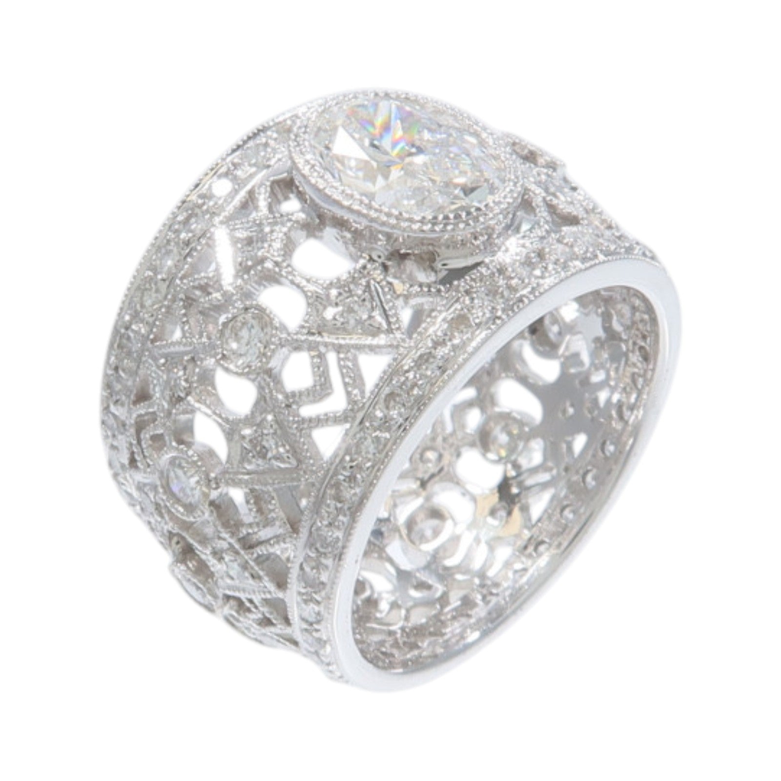 JEWELRY 18K白金Diamond Ring鑽石戒指