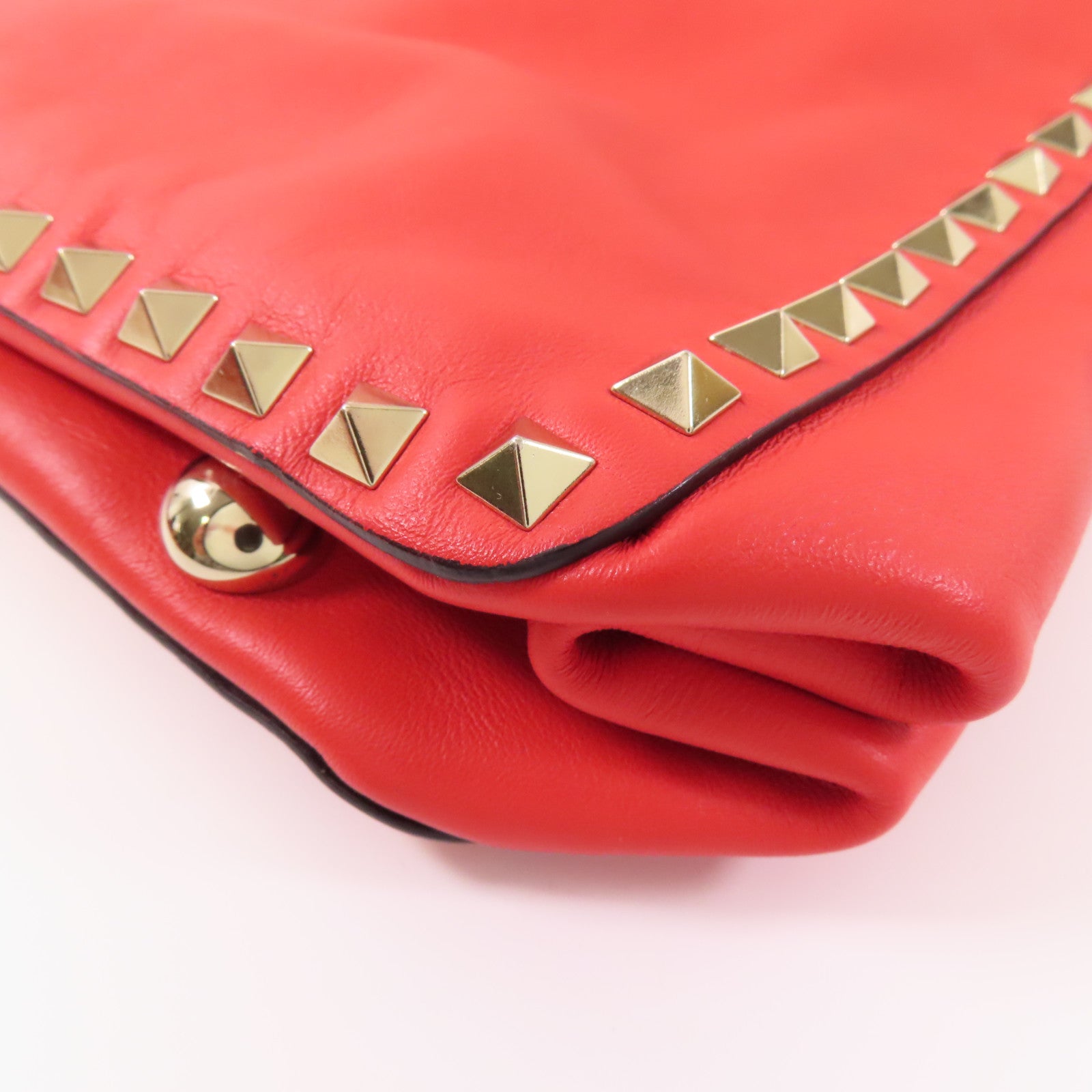 Valentino 牛皮皮革2way Shoulder Bag金扣手挽肩背兩用袋