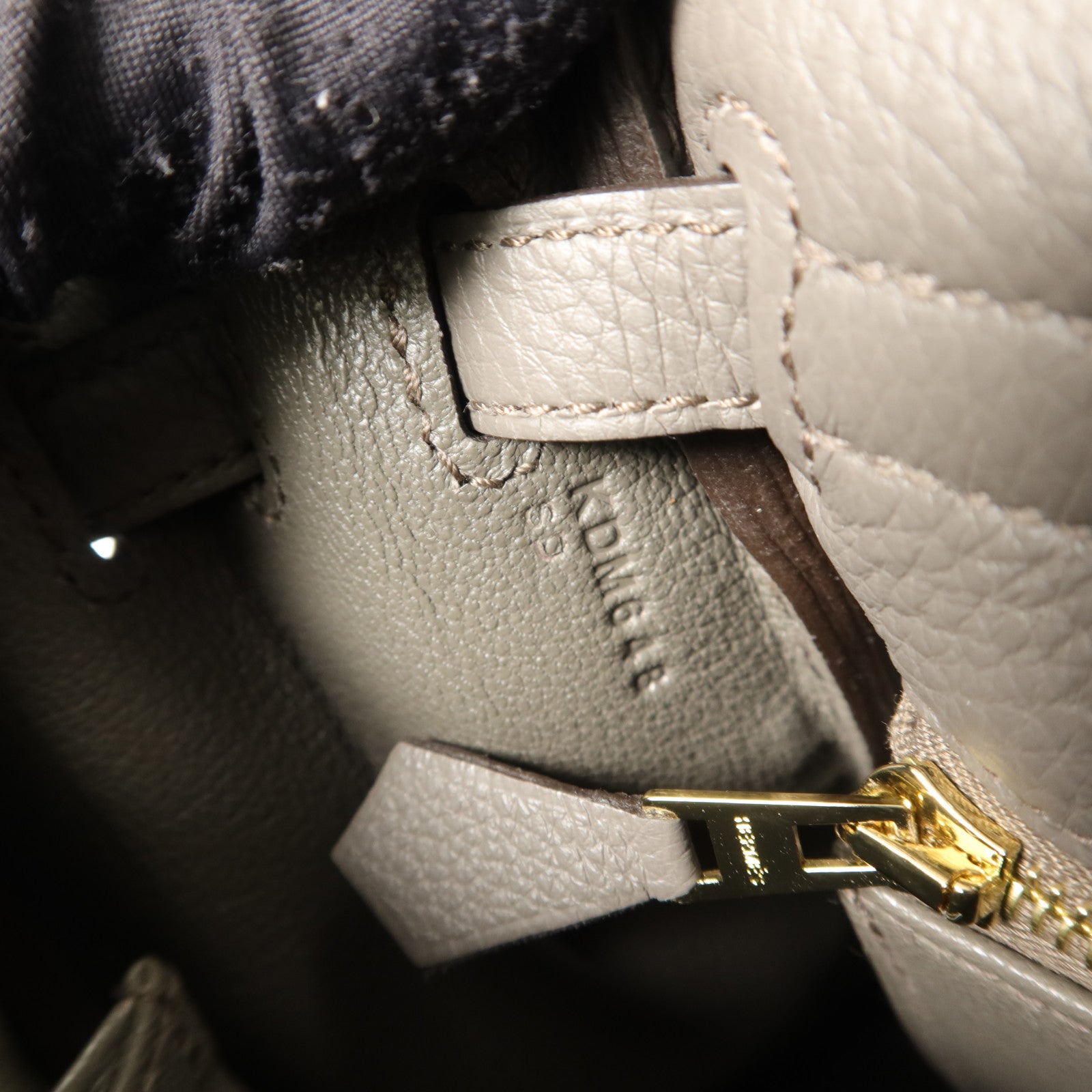 HERMES Togo皮革Kelly 25手挽肩背兩用袋Etain
