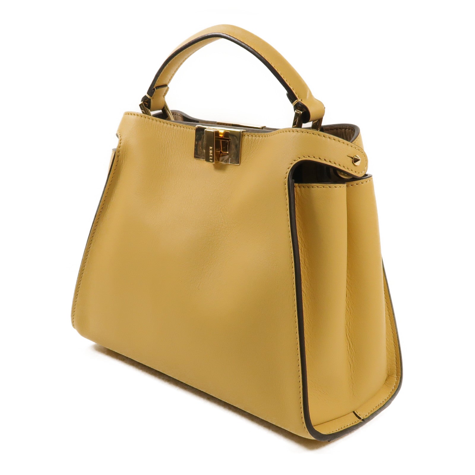 FENDI 牛皮皮革Peekaboo手挽肩背兩用袋