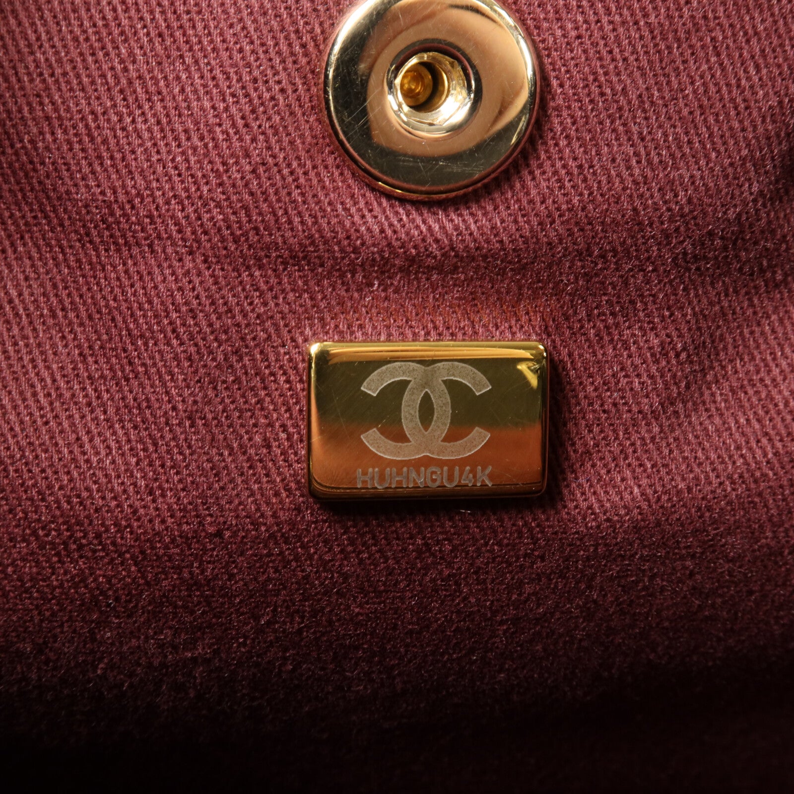 CHANEL 牛皮皮革Affinity Backpack鏈帶背包